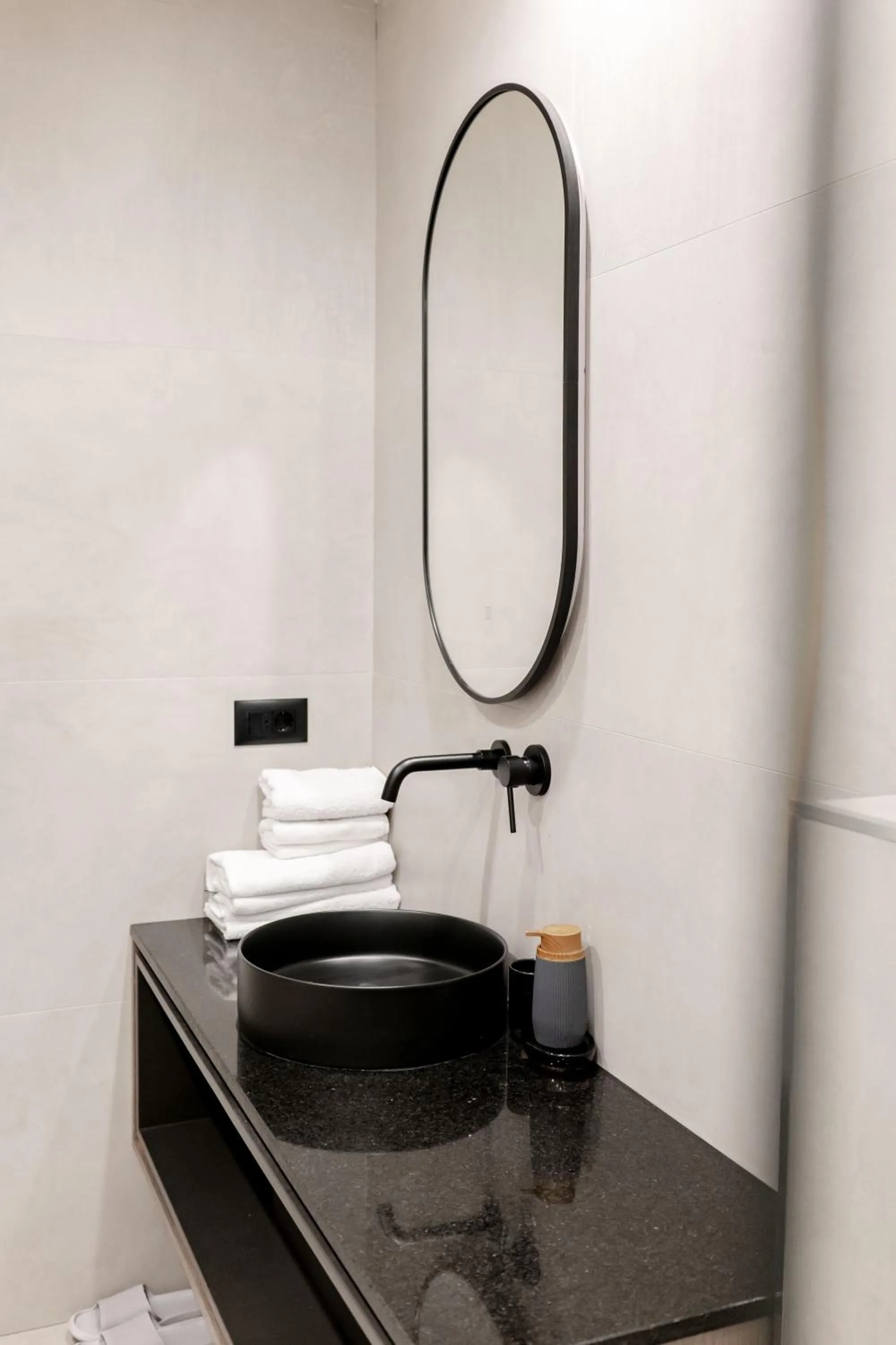 Bathroom in Agate Hotel Tirana