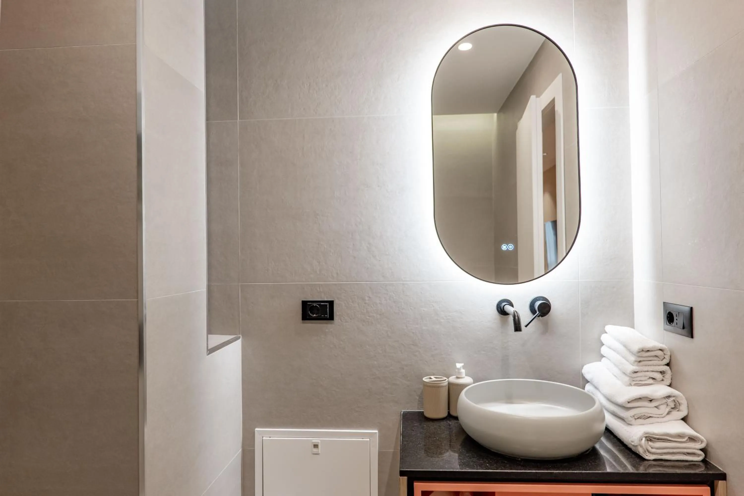 Bathroom in Agate Hotel Tirana