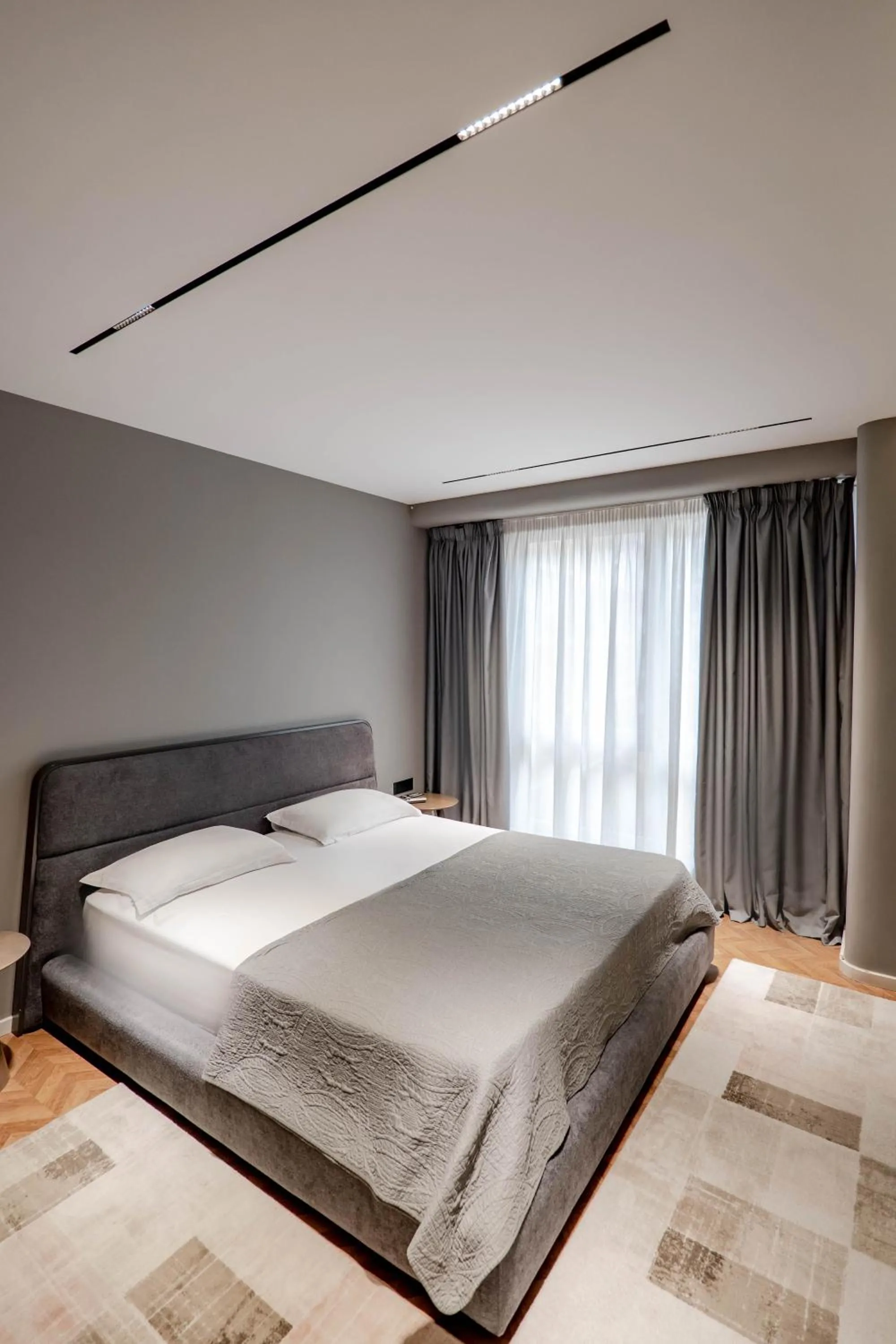 Bed in Agate Hotel Tirana