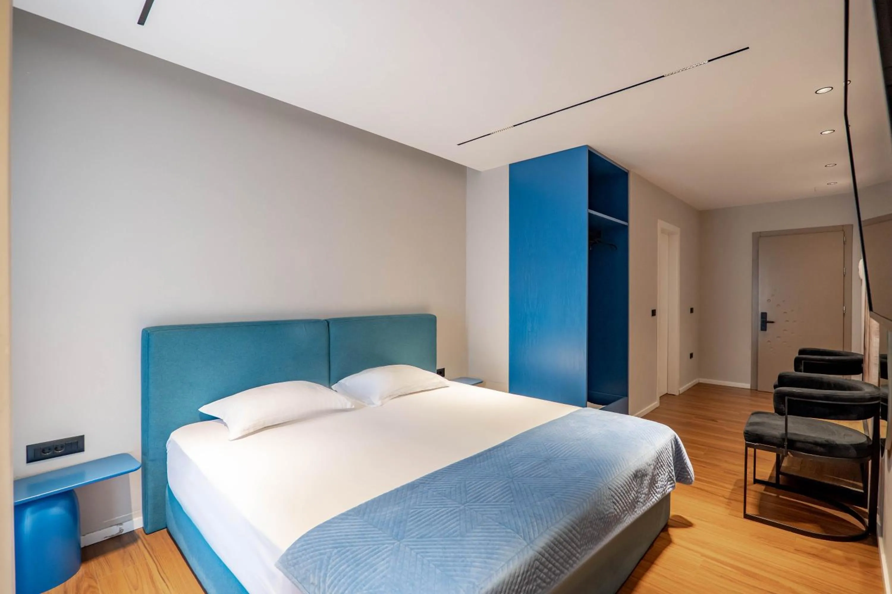 Photo of the whole room, Bed in Agate Hotel Tirana