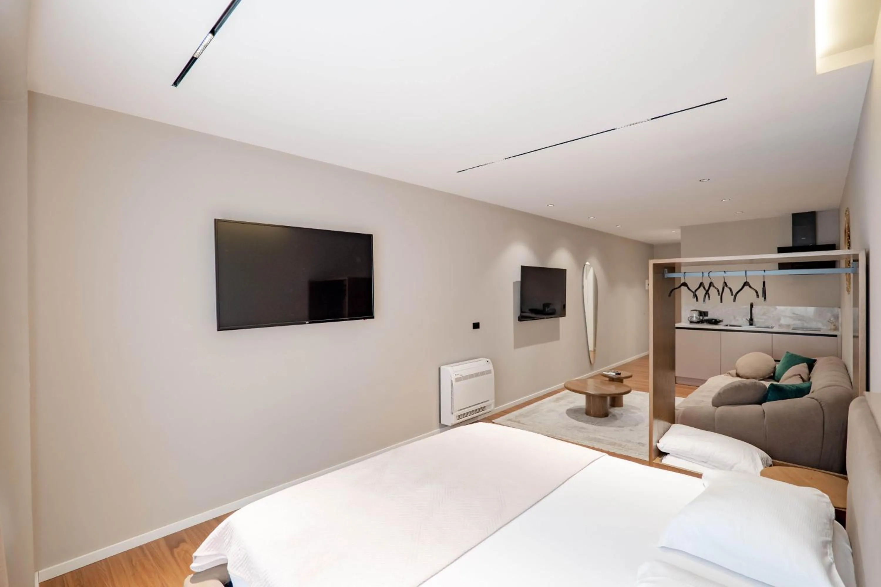 Bed in Agate Hotel Tirana