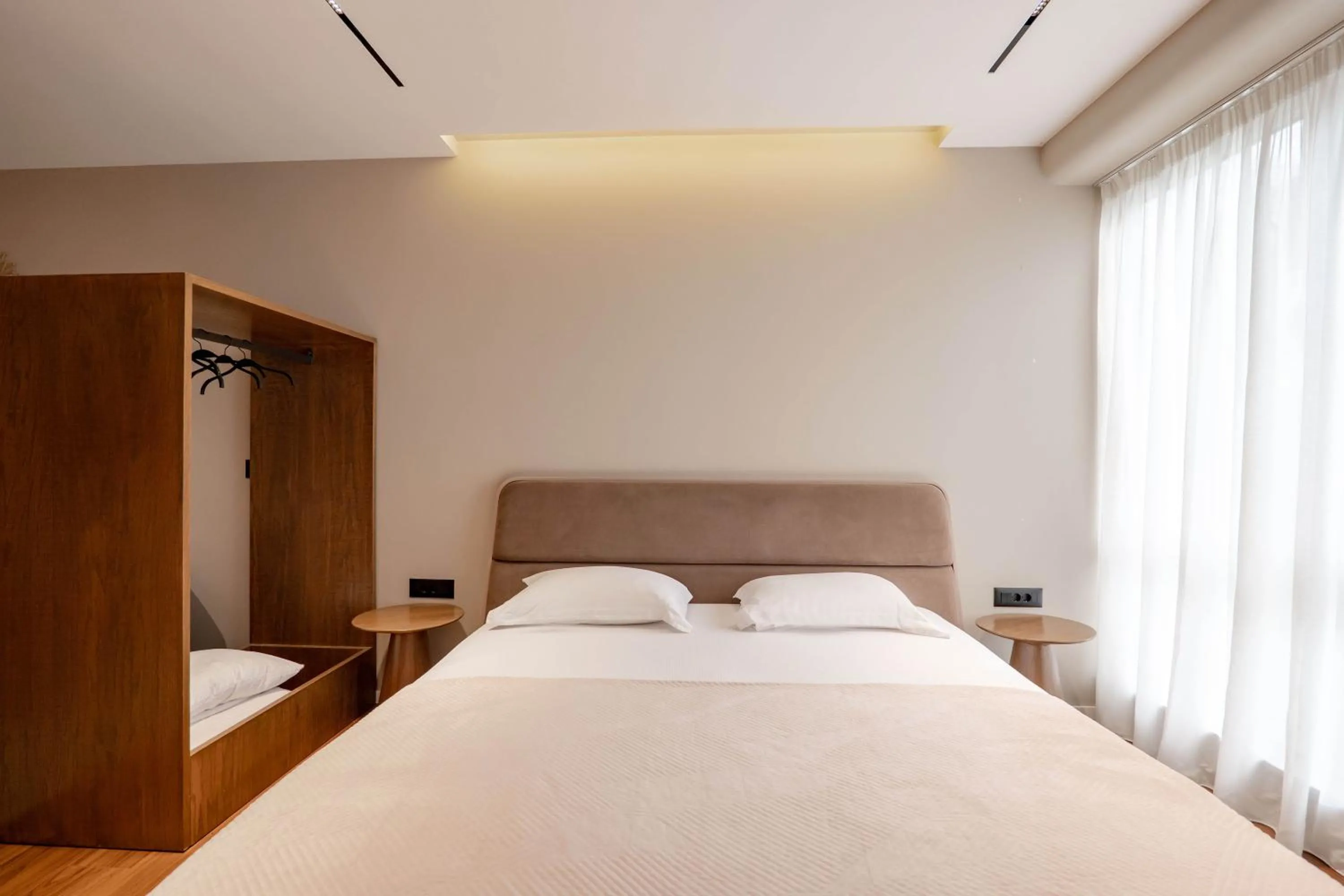 Bed in Agate Hotel Tirana