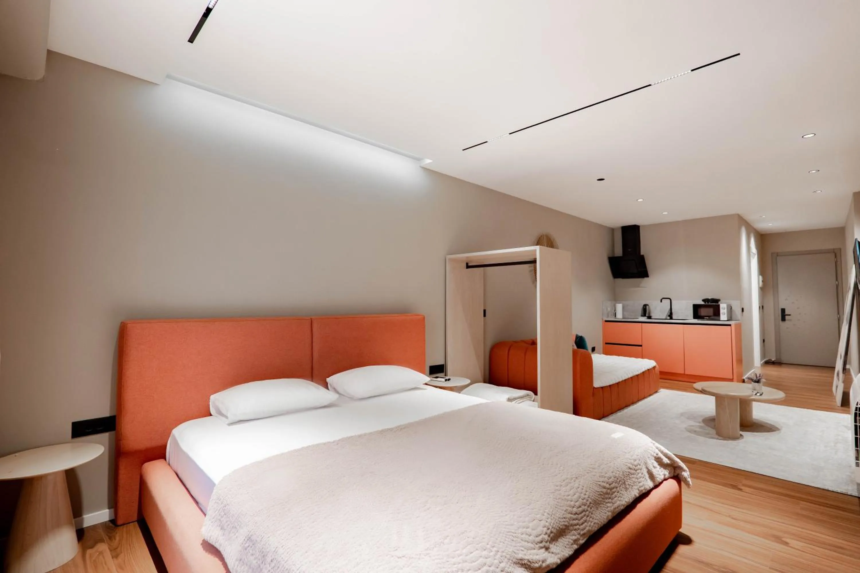 Photo of the whole room, Bed in Agate Hotel Tirana