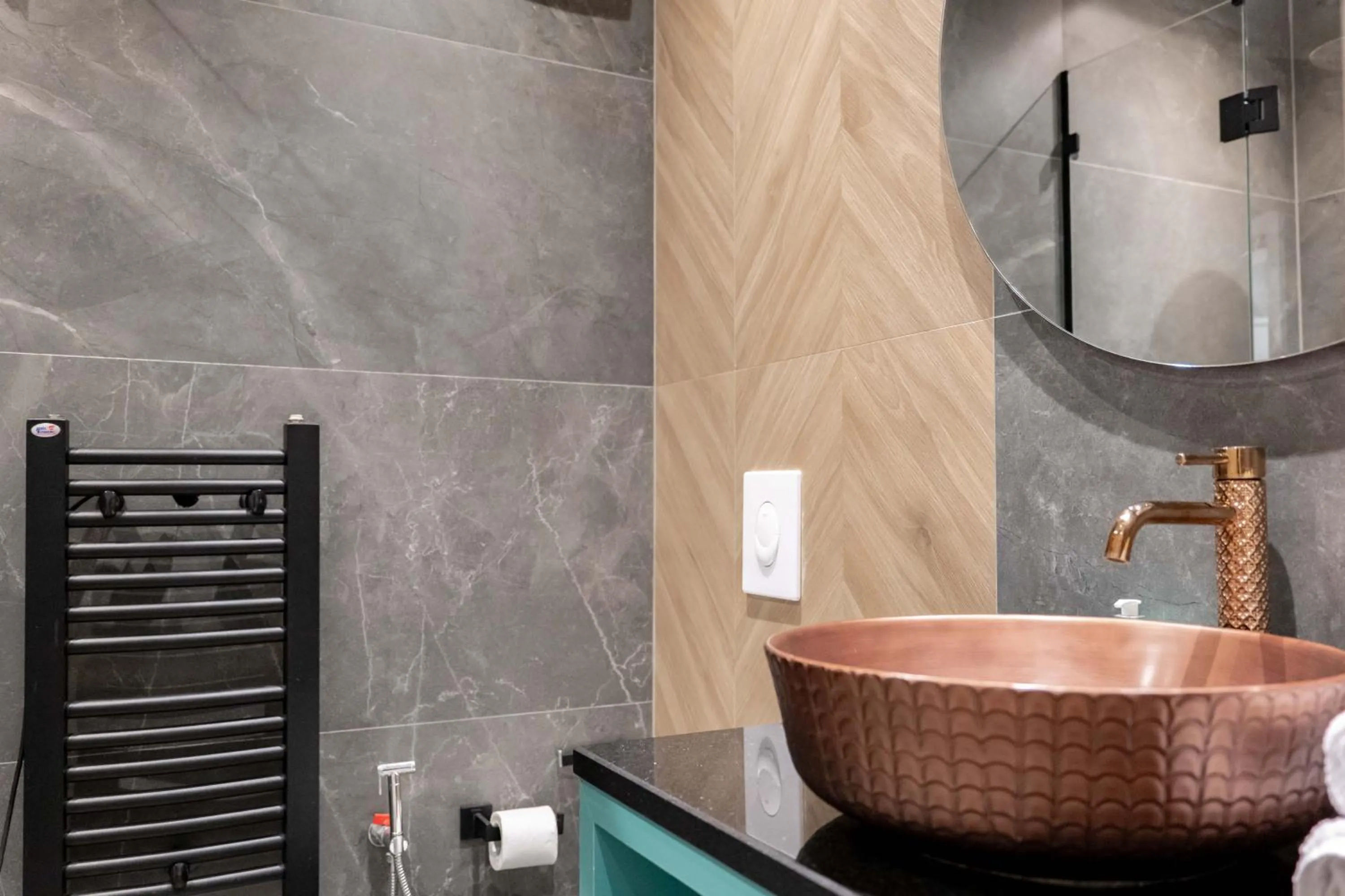 Bathroom in Agate Hotel Tirana