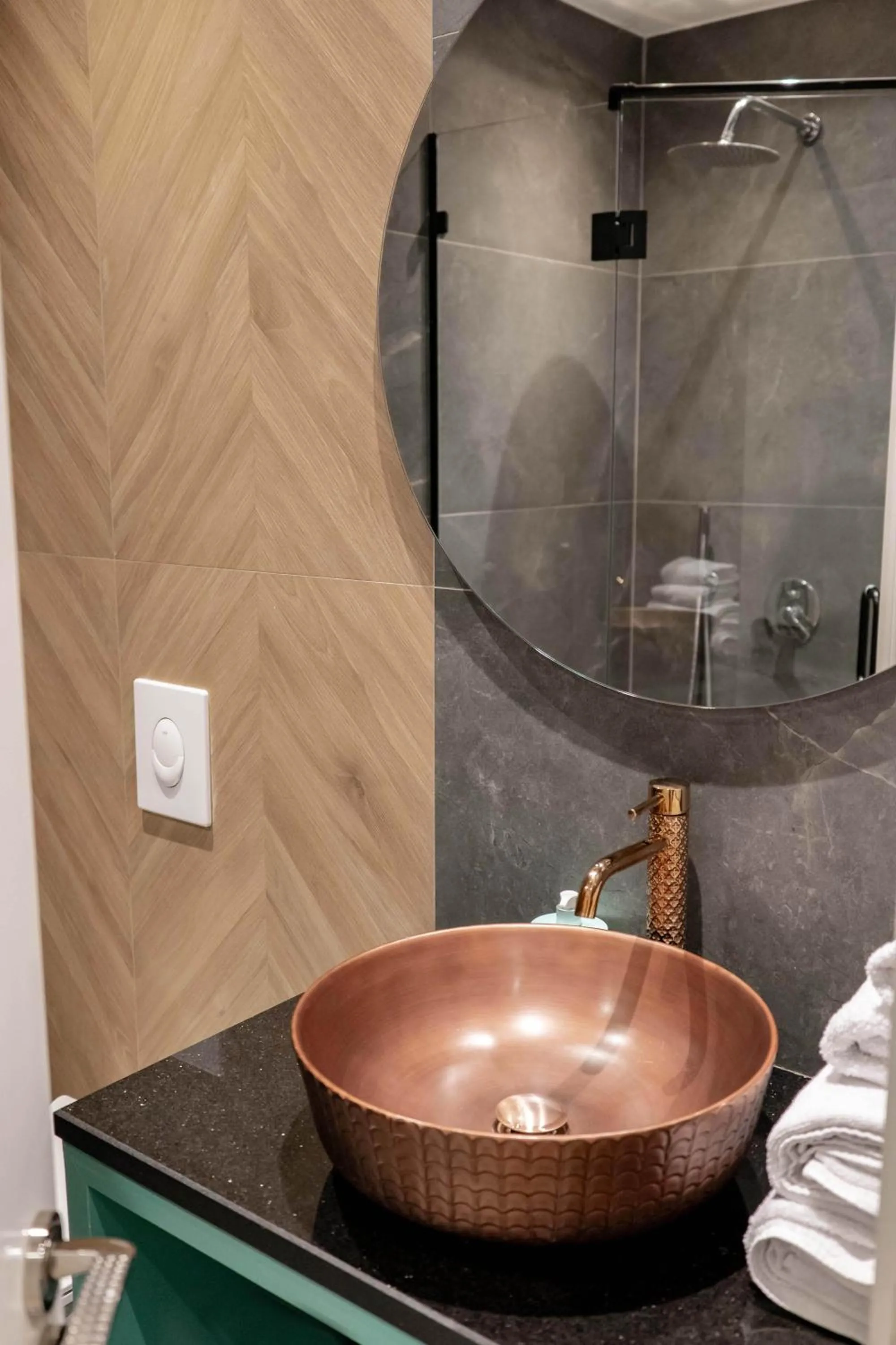 Bathroom in Agate Hotel Tirana