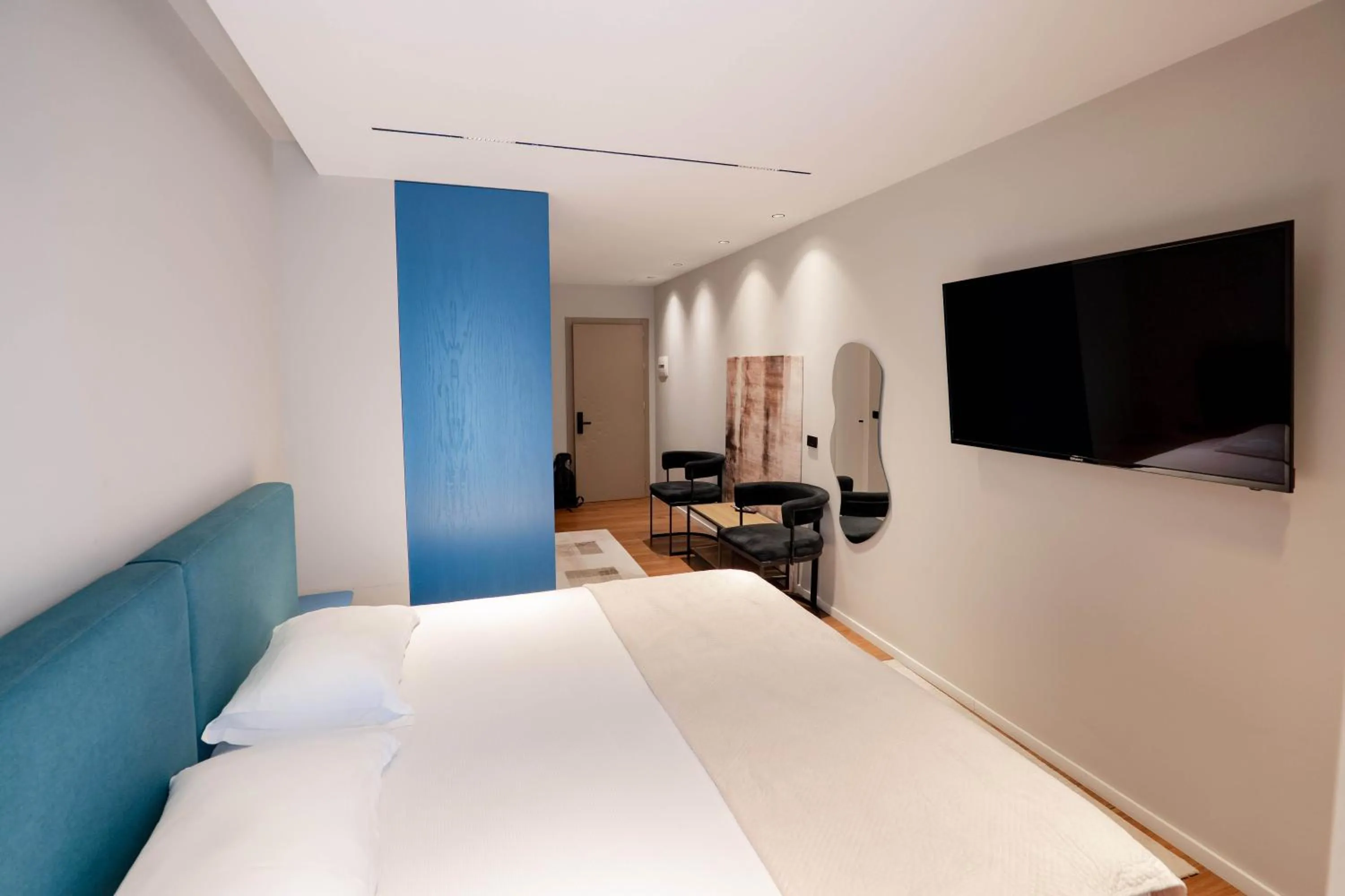 Photo of the whole room, Bed in Agate Hotel Tirana