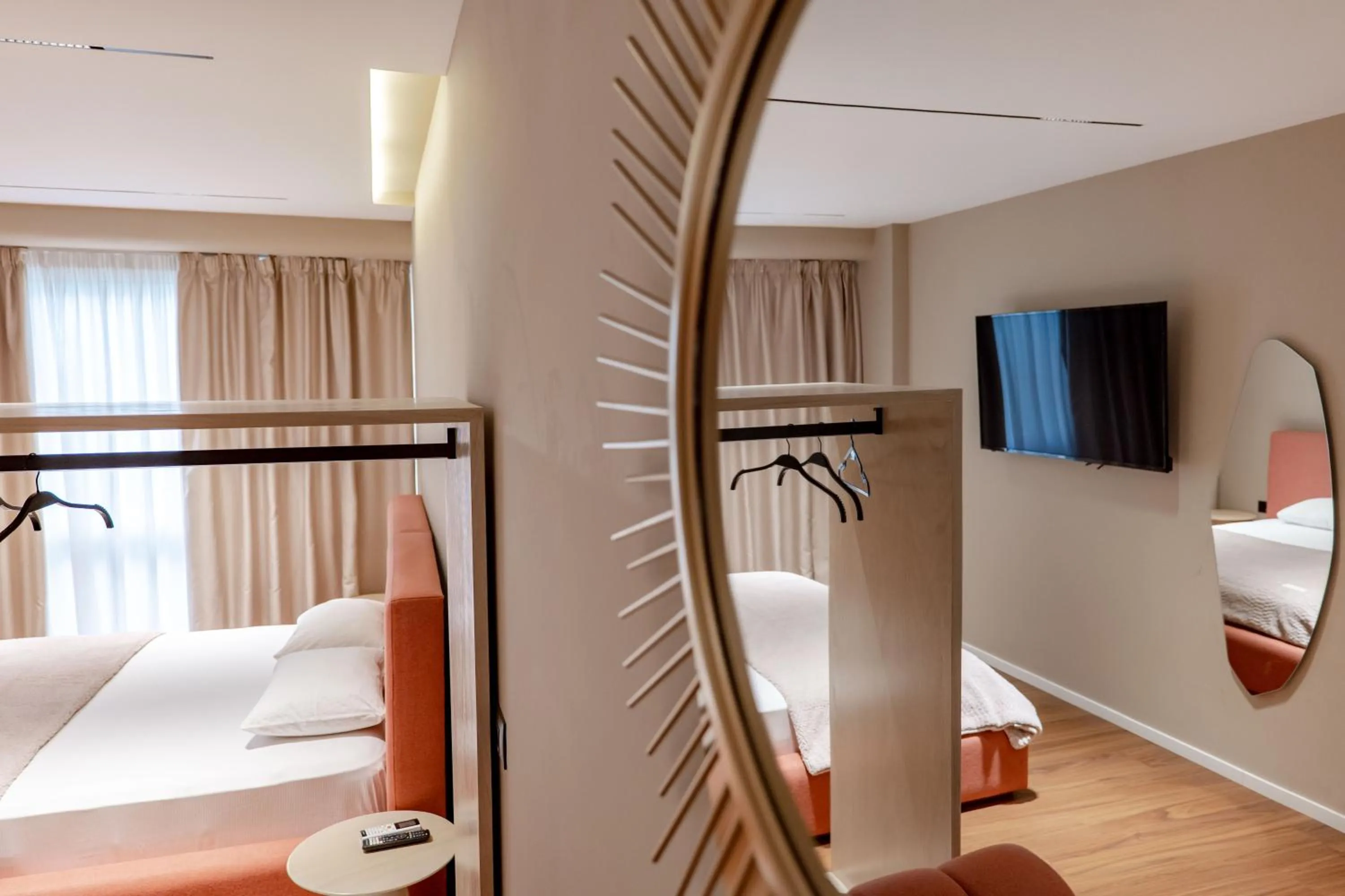 Photo of the whole room, Bed in Agate Hotel Tirana