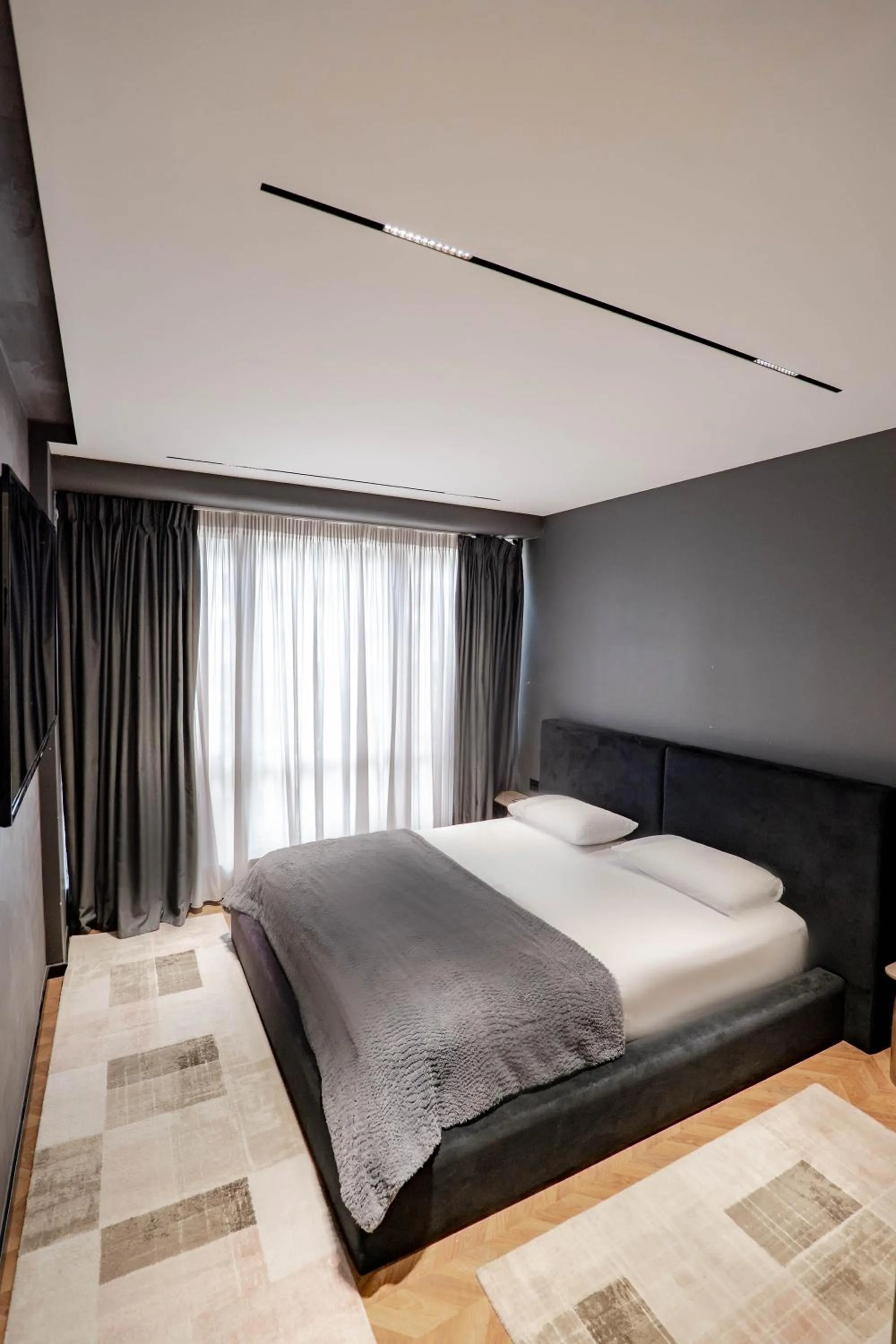 Bed in Agate Hotel Tirana