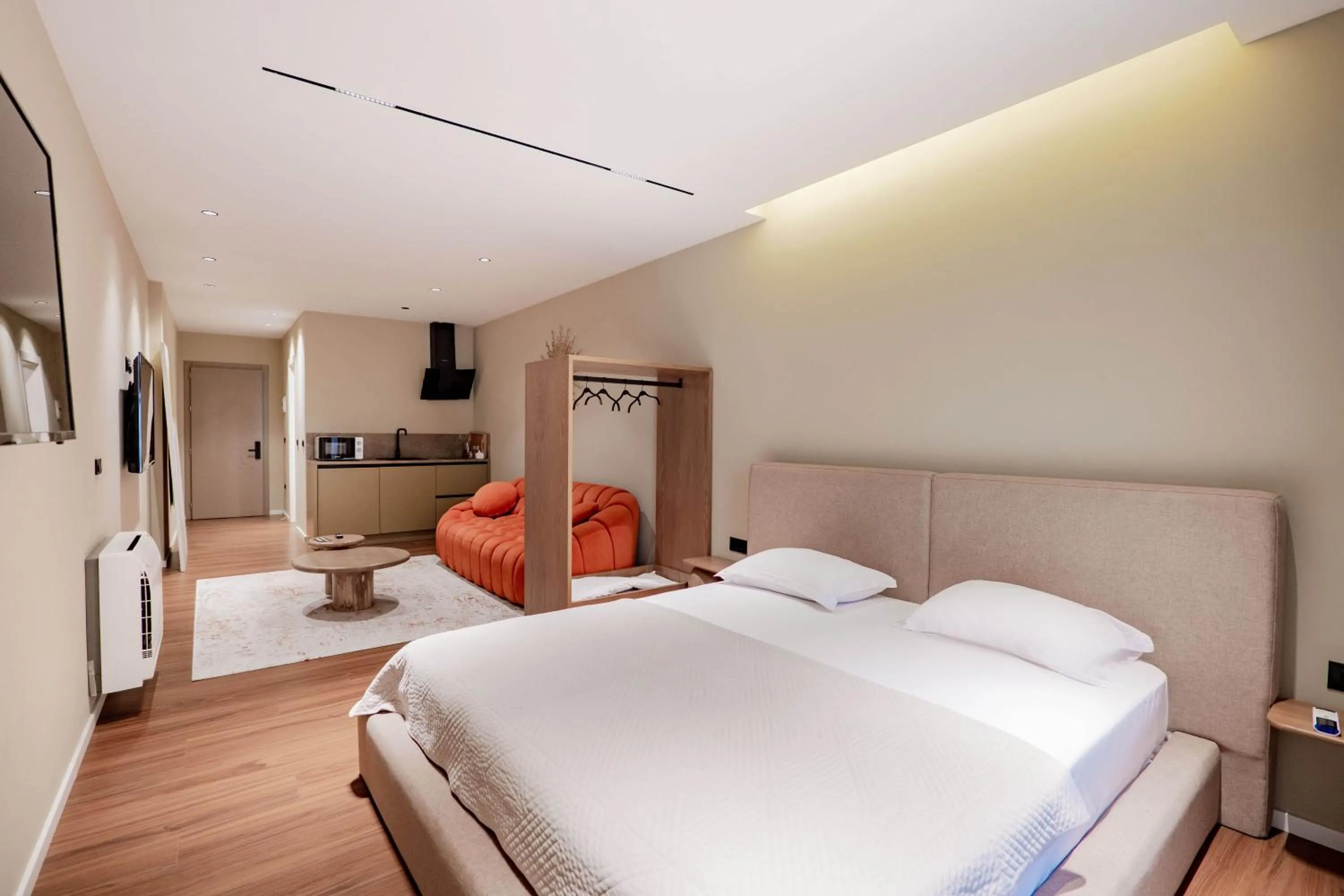Bed in Agate Hotel Tirana