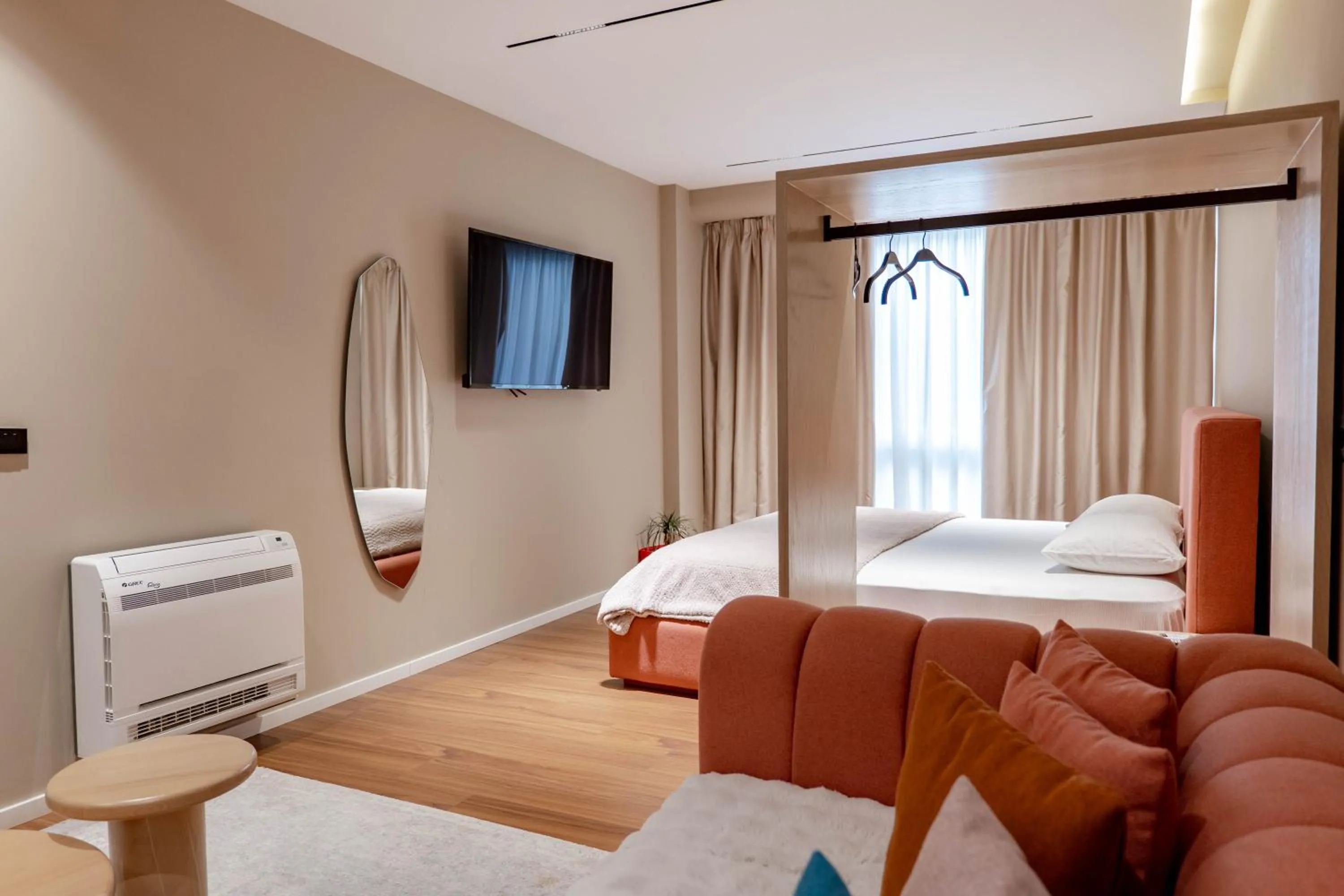 Photo of the whole room, Bed in Agate Hotel Tirana
