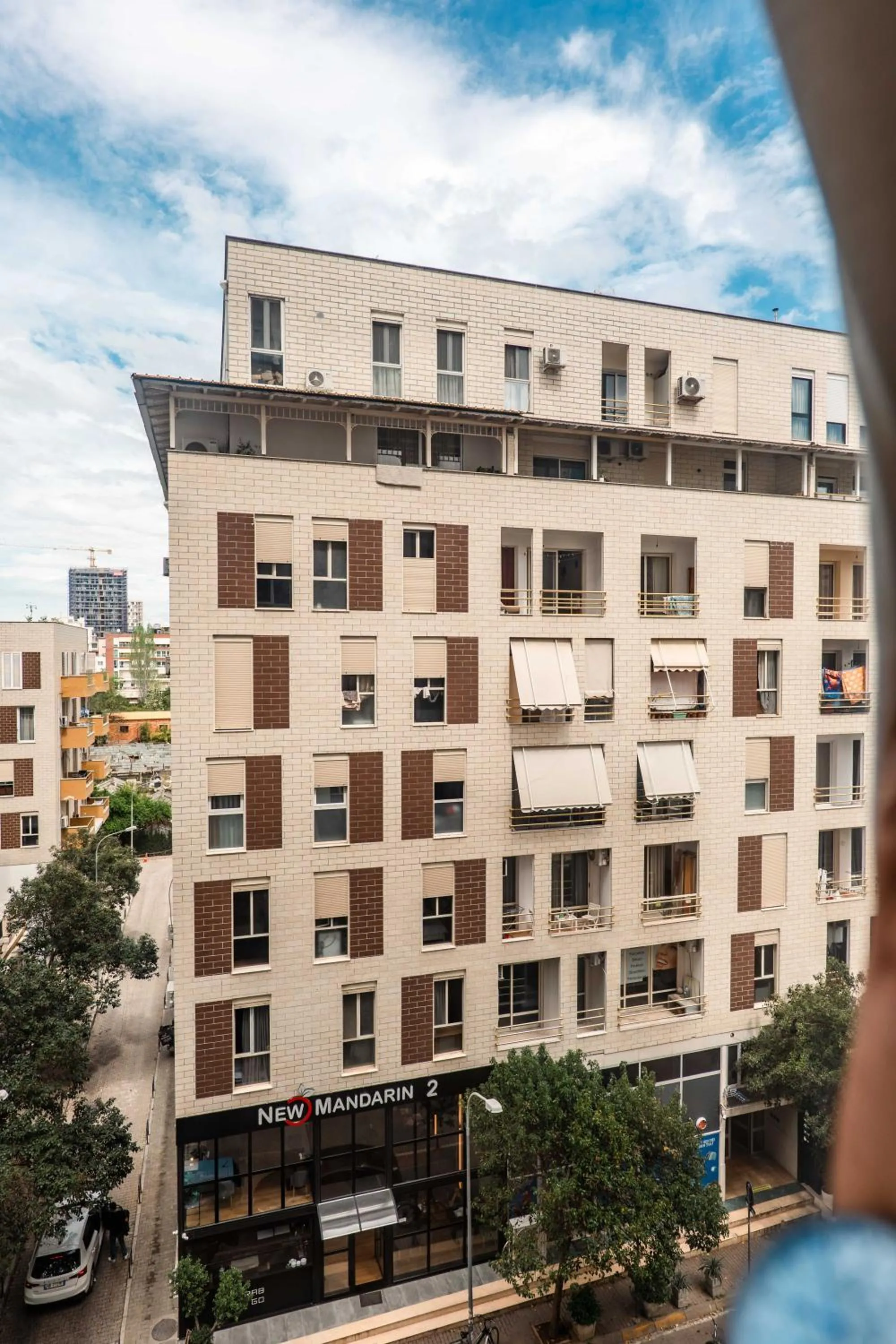 Street view in Agate Hotel Tirana