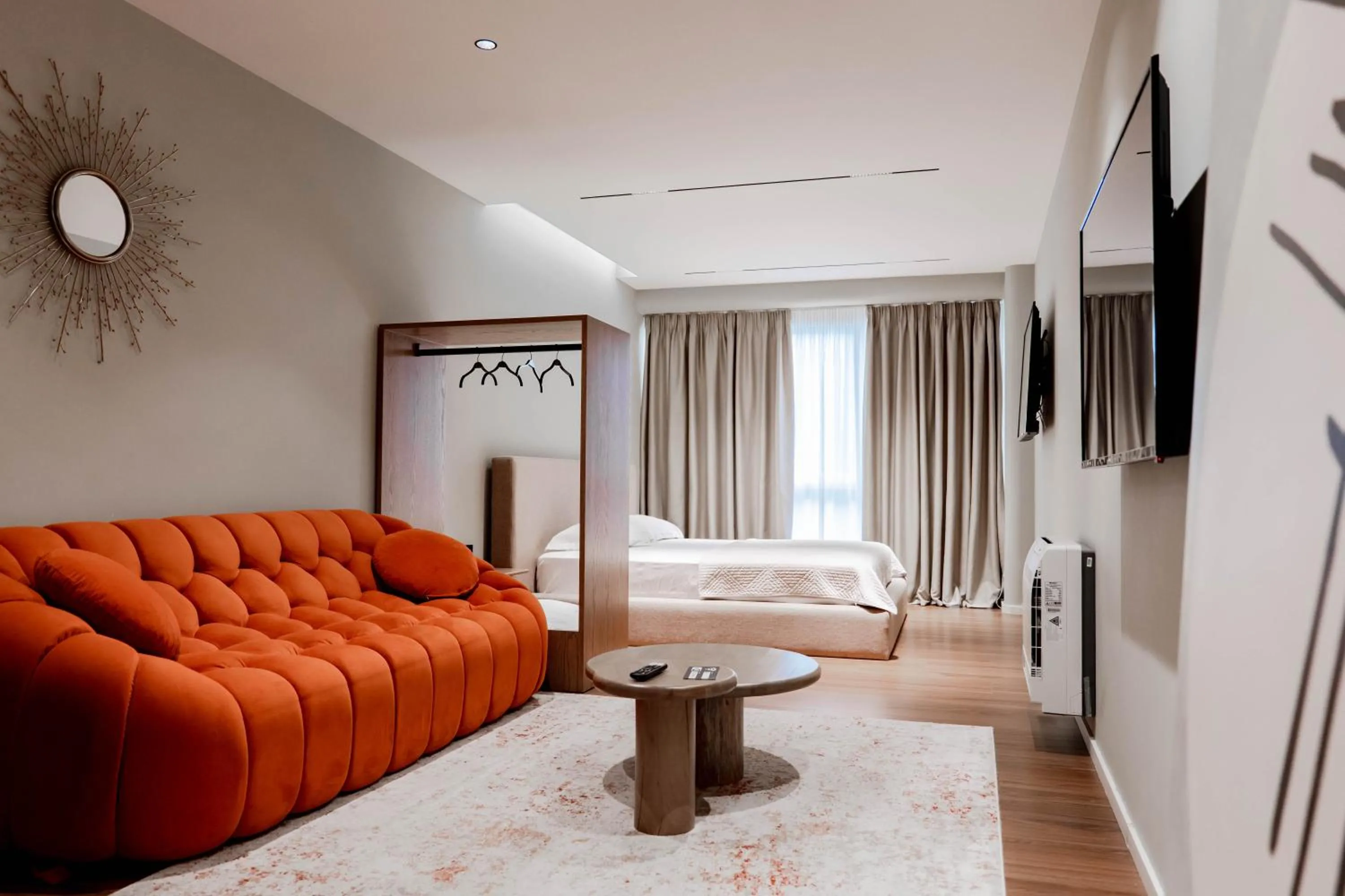 Bed in Agate Hotel Tirana