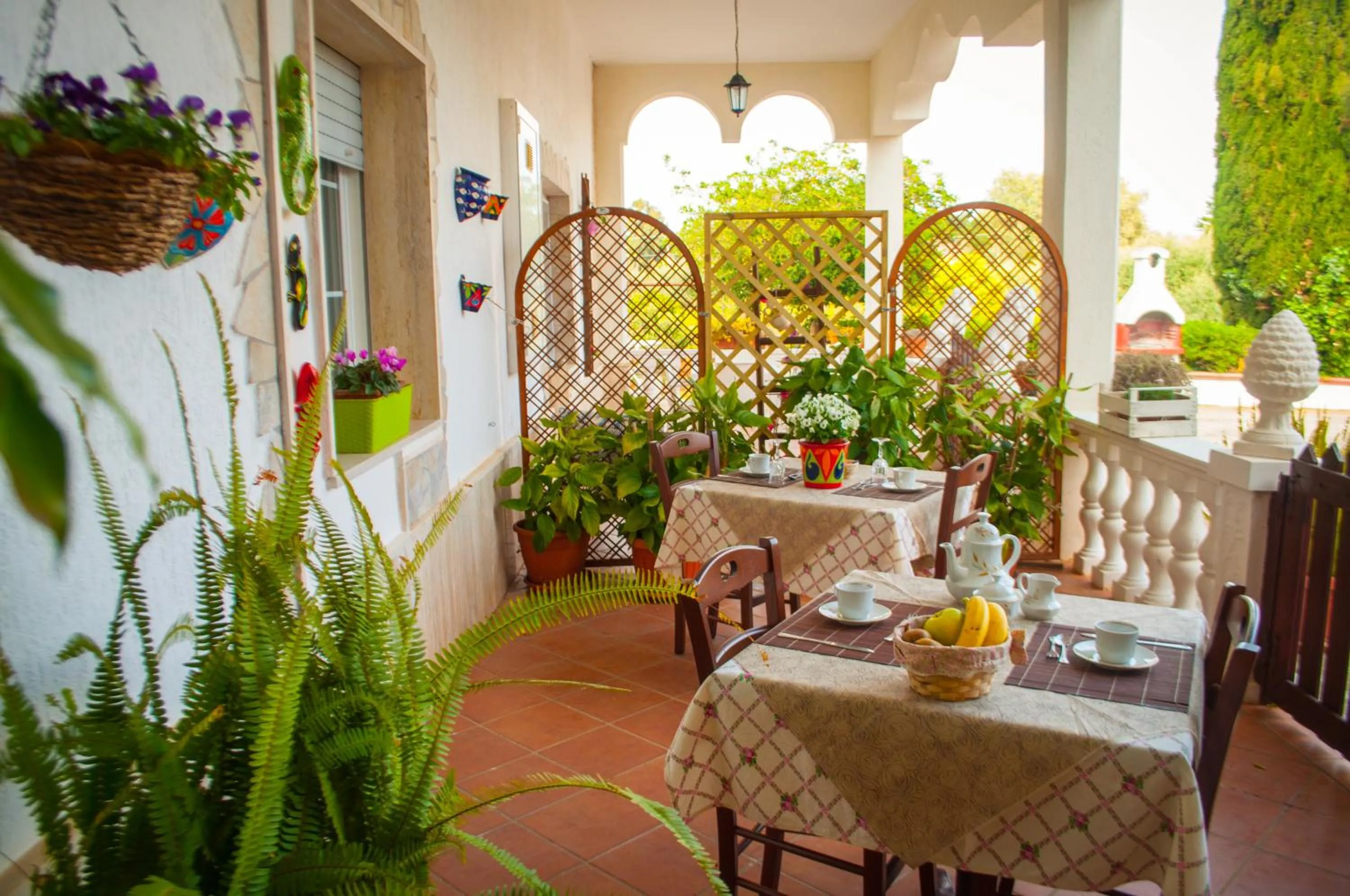 Patio in B&B Pietrafitta