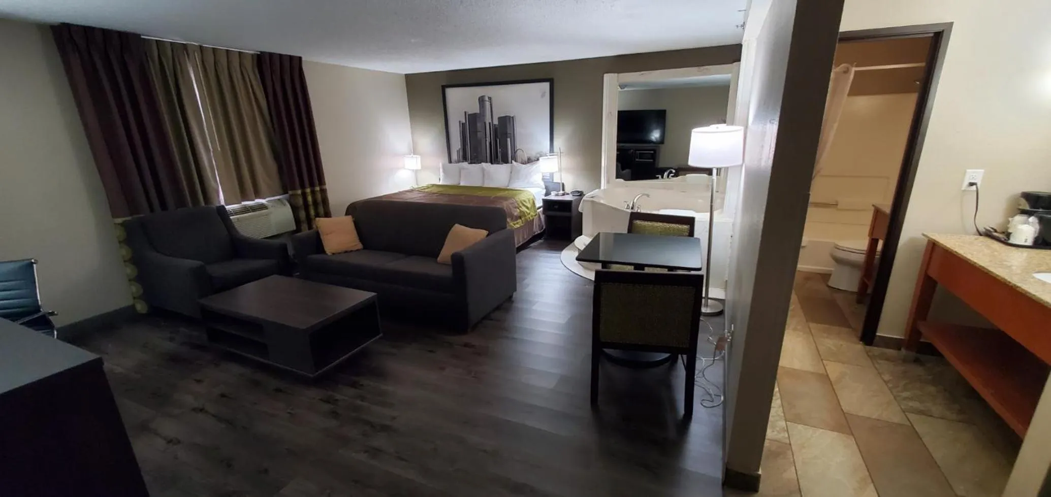 Bed in Super 8 by Wyndham Sterling Heights/Detroit Area