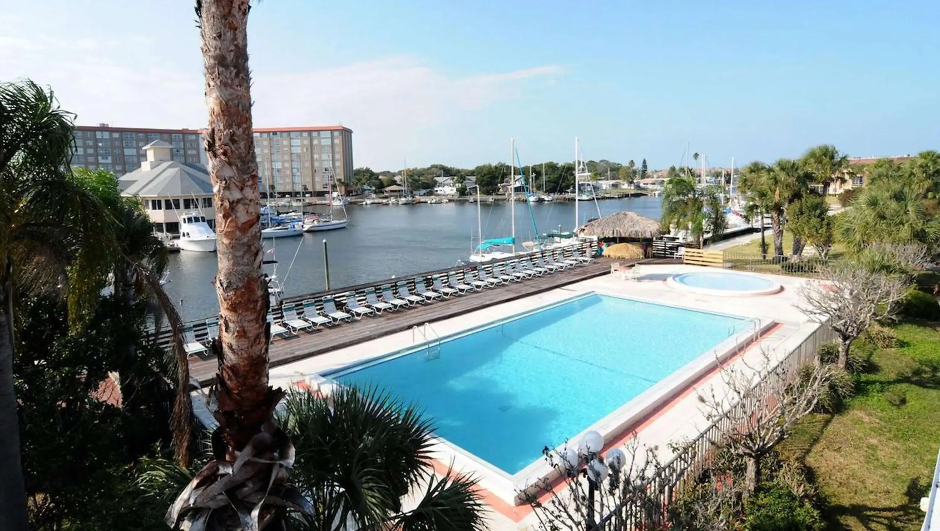 Swimming pool, Pool View in Magnuson Hotel & Marina New Port Richey