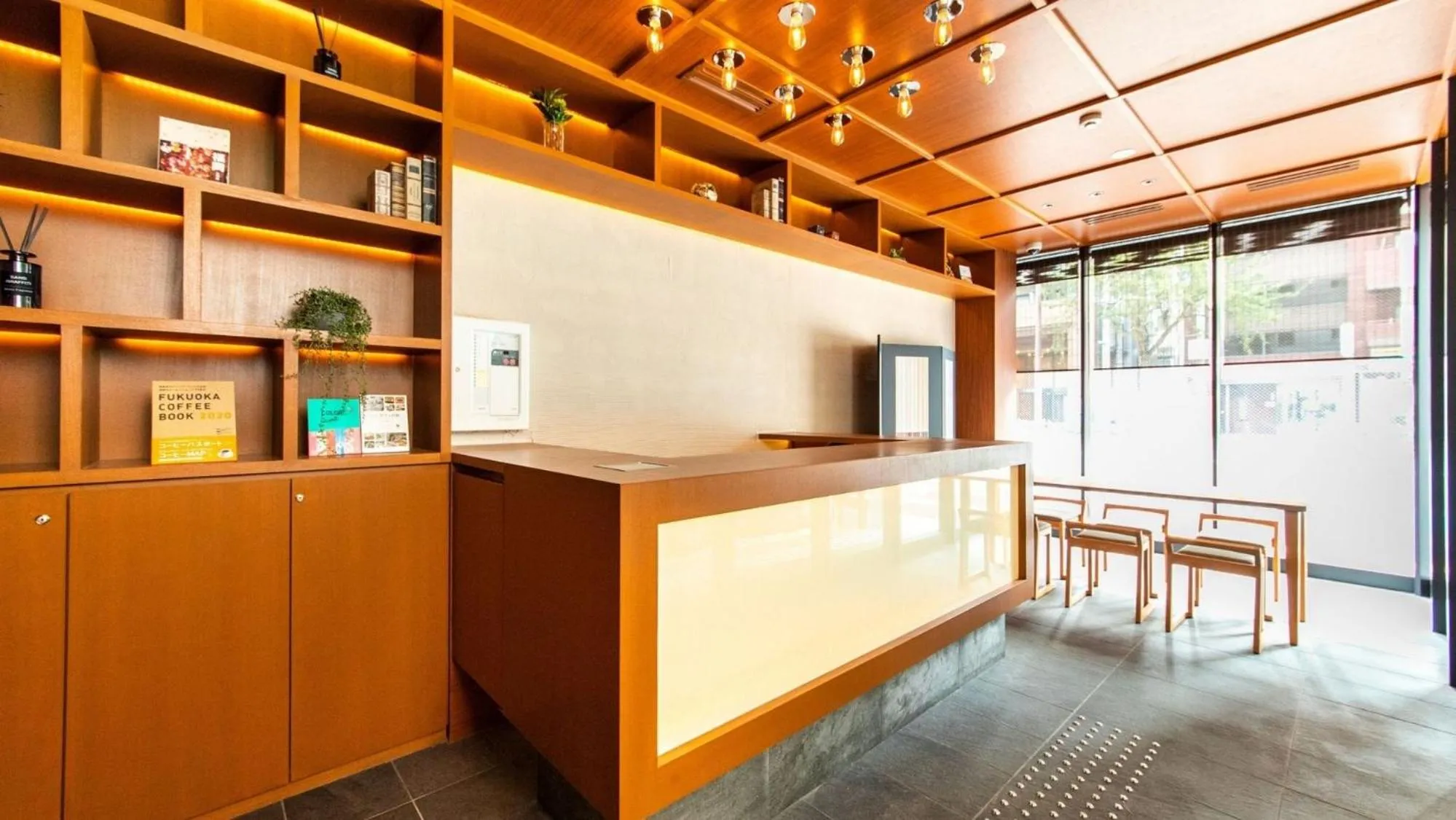 Lobby or reception in ALPHABED INN Fukuoka Ohori Park