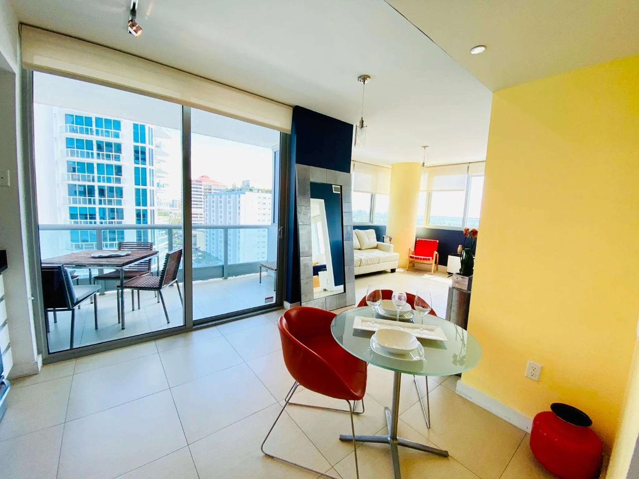 Dining area in Monte Carlo by Miami Ambassadors