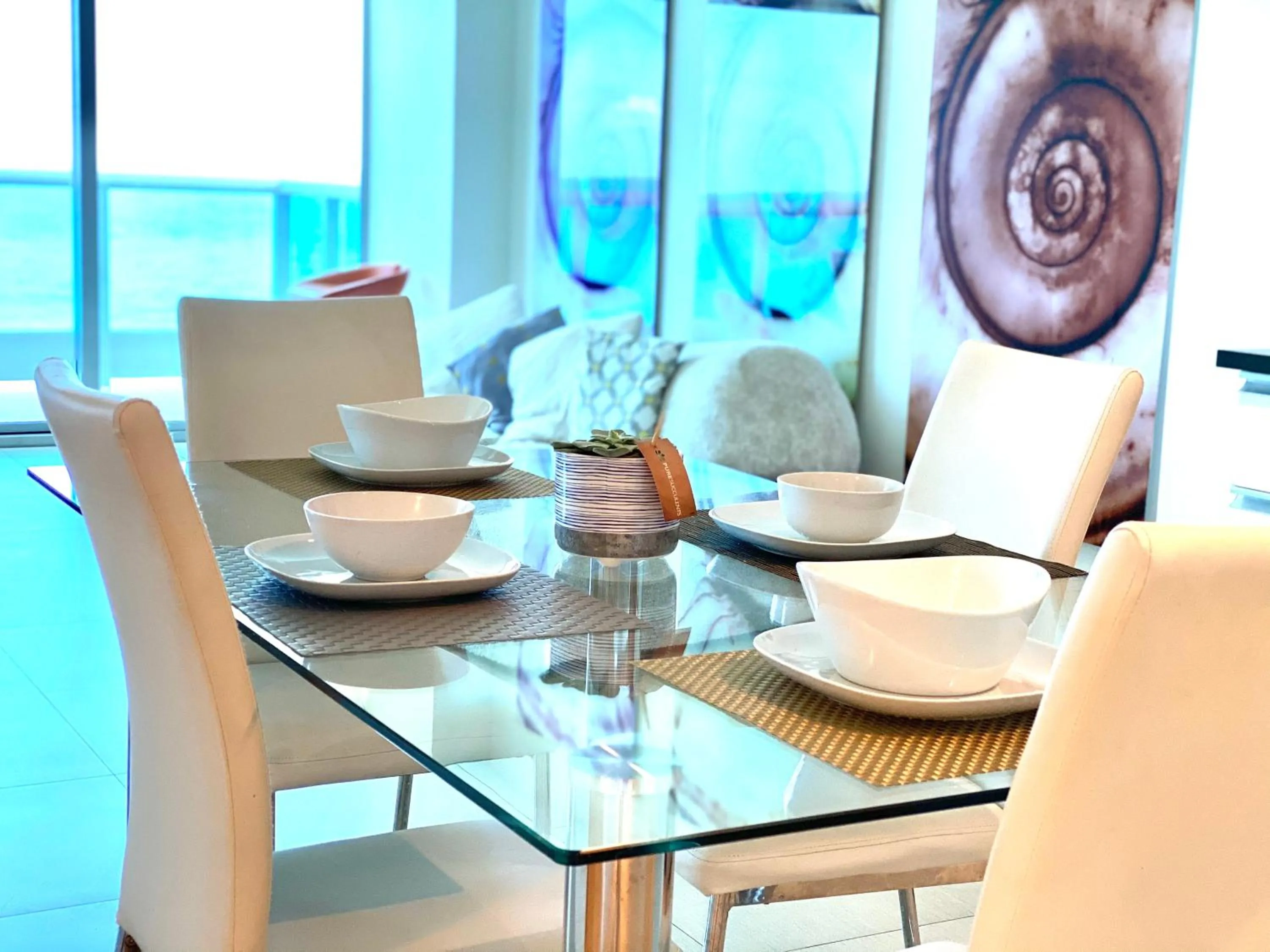 Dining area in Monte Carlo by Miami Ambassadors