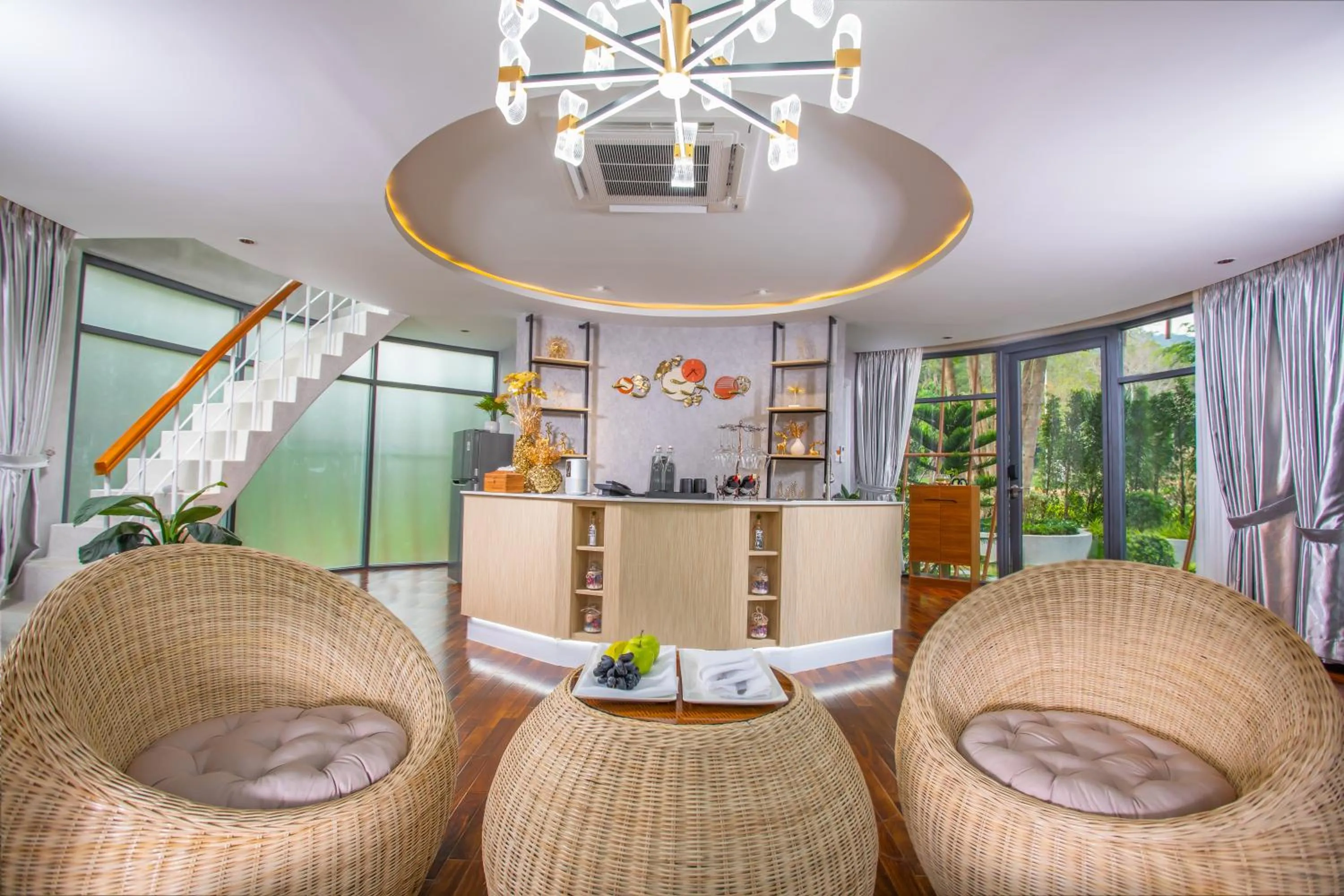 Living room in Bird Nest Villas by Mafiya