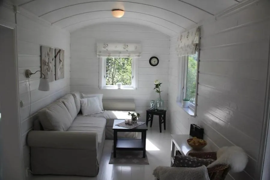 Living room in Rosendal Hyttetun