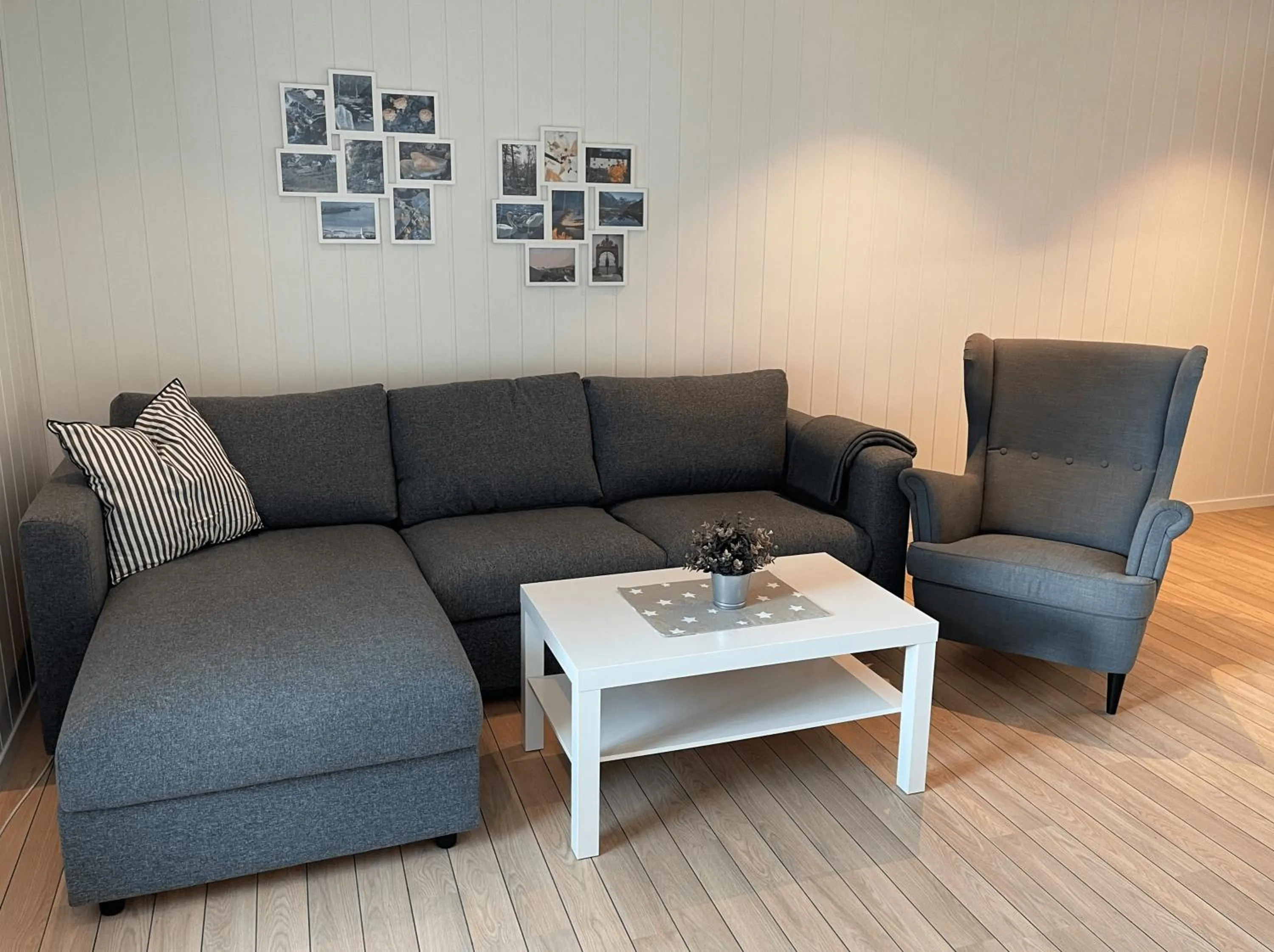 Living room in Rosendal Hyttetun
