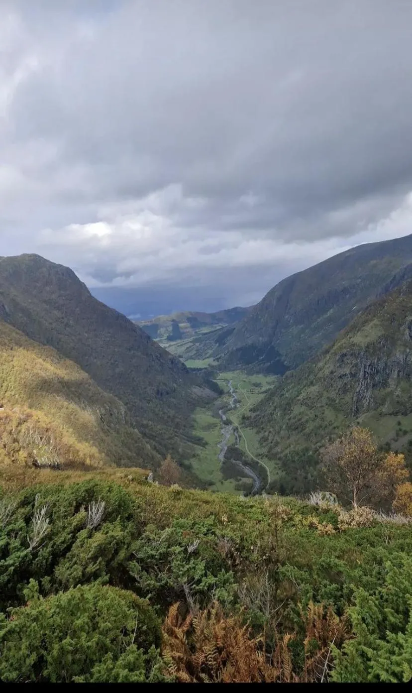 Natural landscape in Rosendal Hyttetun