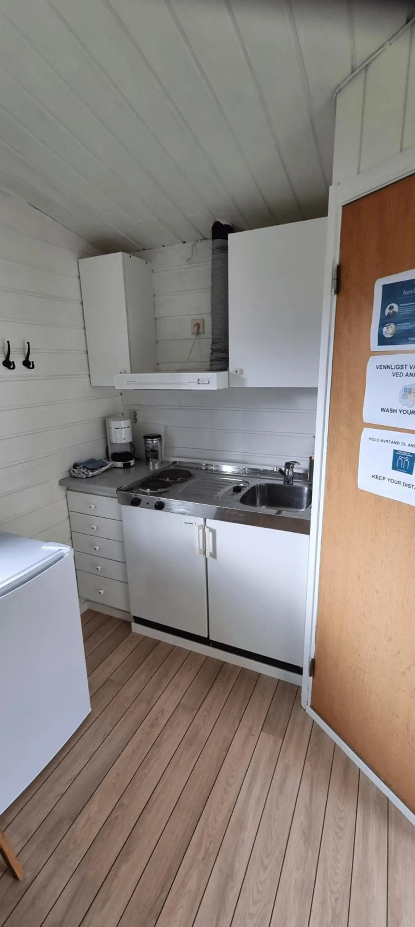 Kitchen or kitchenette in Rosendal Hyttetun