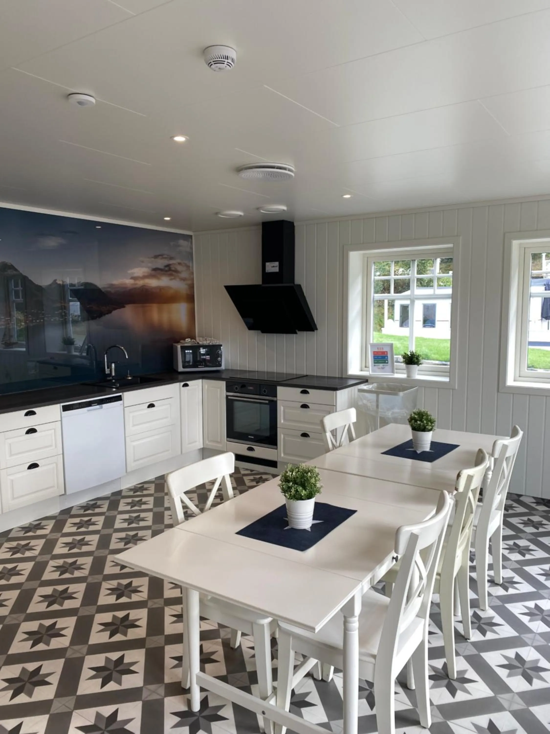 Kitchen or kitchenette in Rosendal Hyttetun