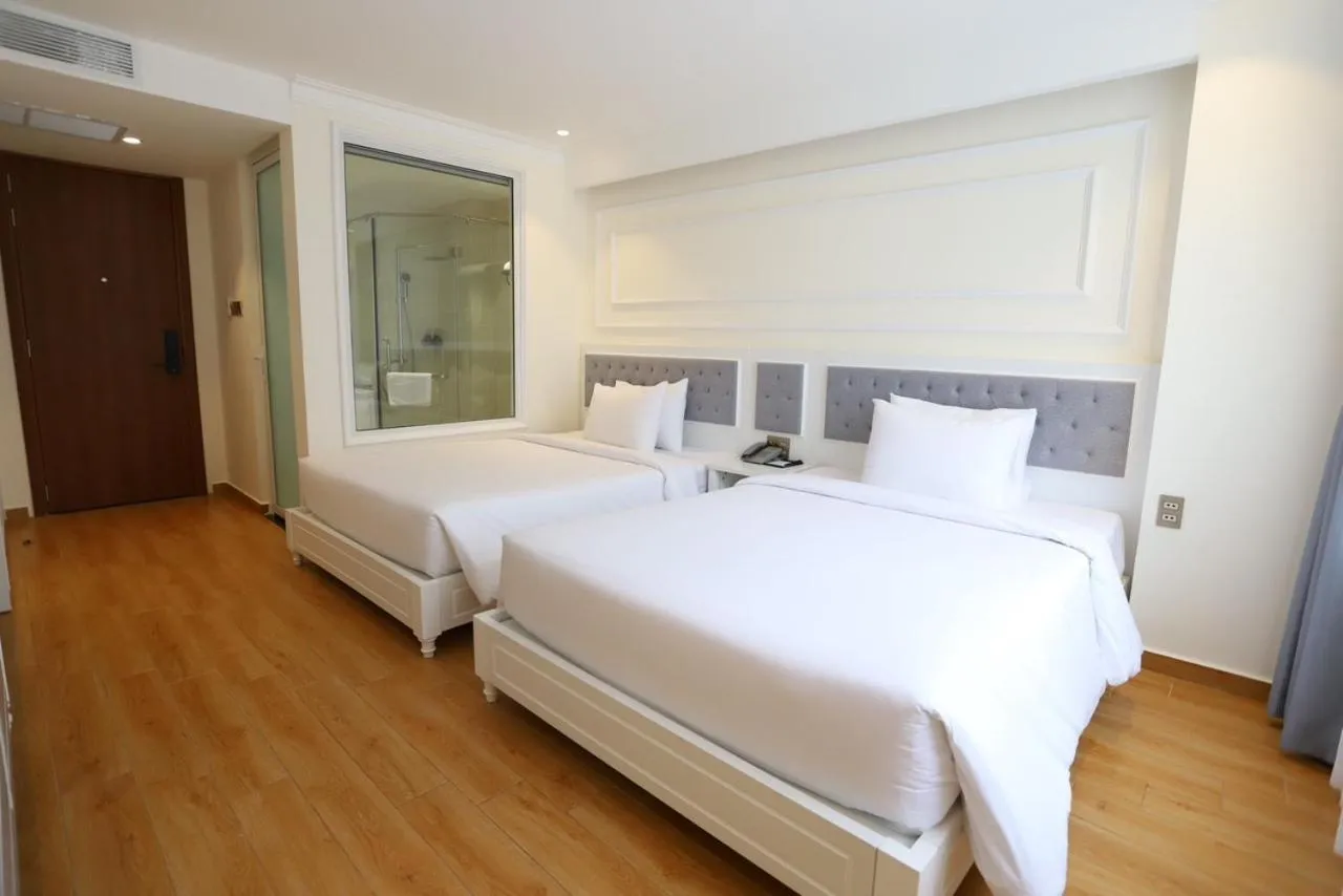 Photo of the whole room, Bed in Le Marais Hotel Dalat