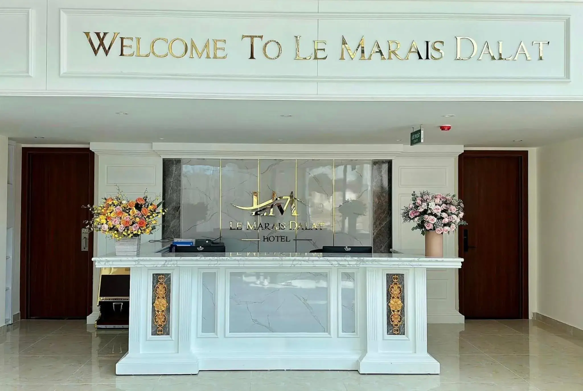 Lobby or reception in Le Marais Hotel Dalat Lobby or reception in Le Marais Hotel Dalat