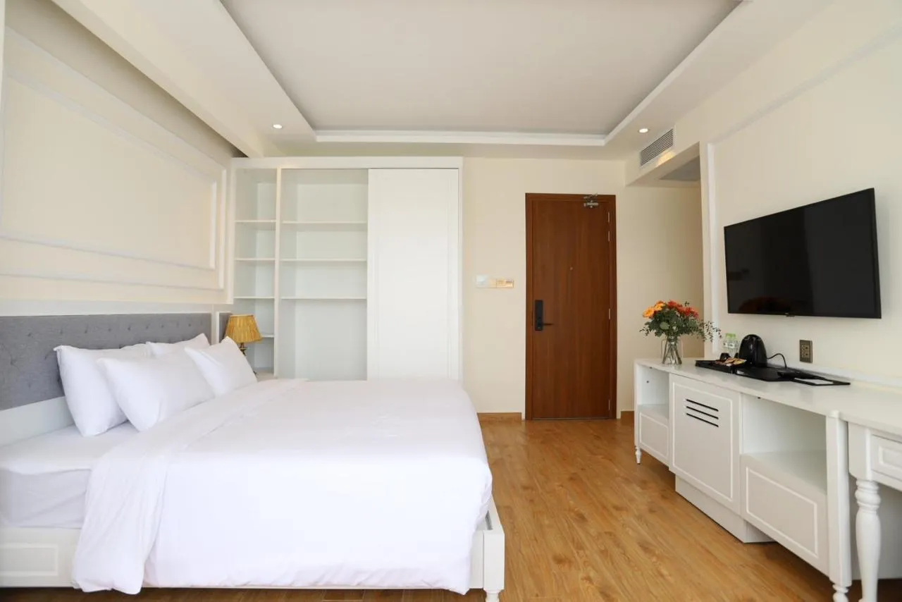 TV and multimedia, Bed in Le Marais Hotel Dalat