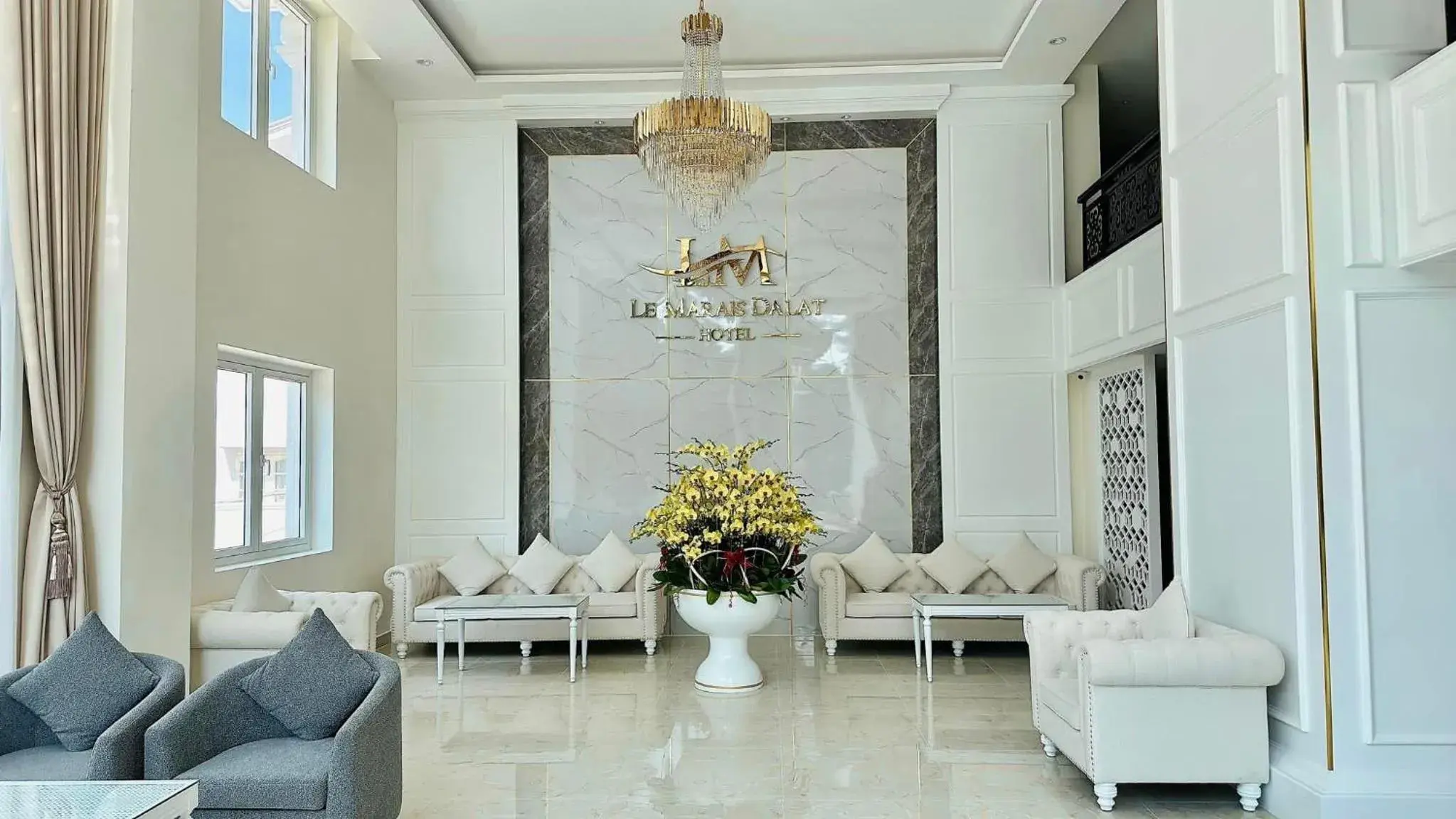 Lobby or reception in Le Marais Hotel Dalat Lobby or reception in Le Marais Hotel Dalat