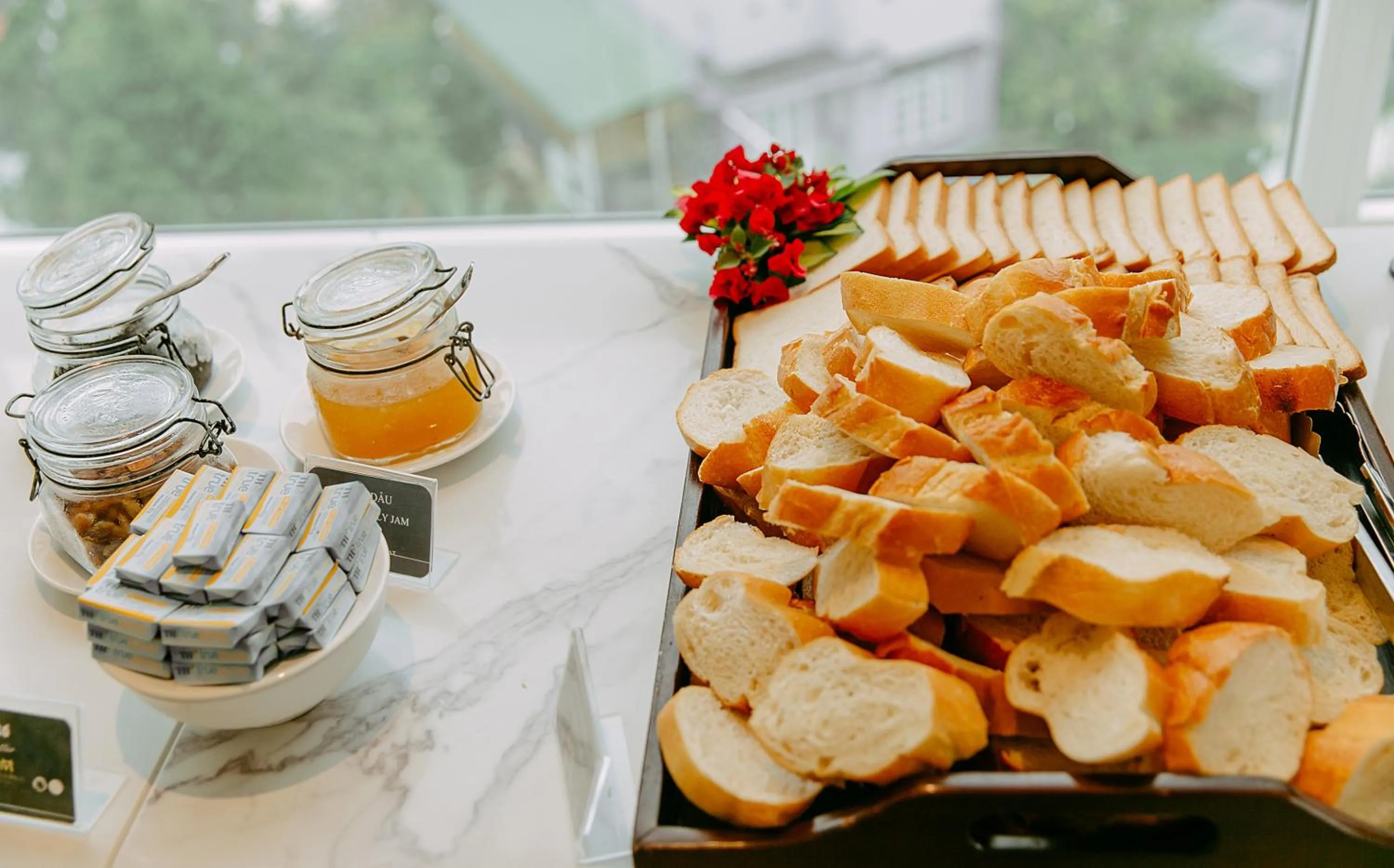 Buffet breakfast in Le Marais Hotel Dalat