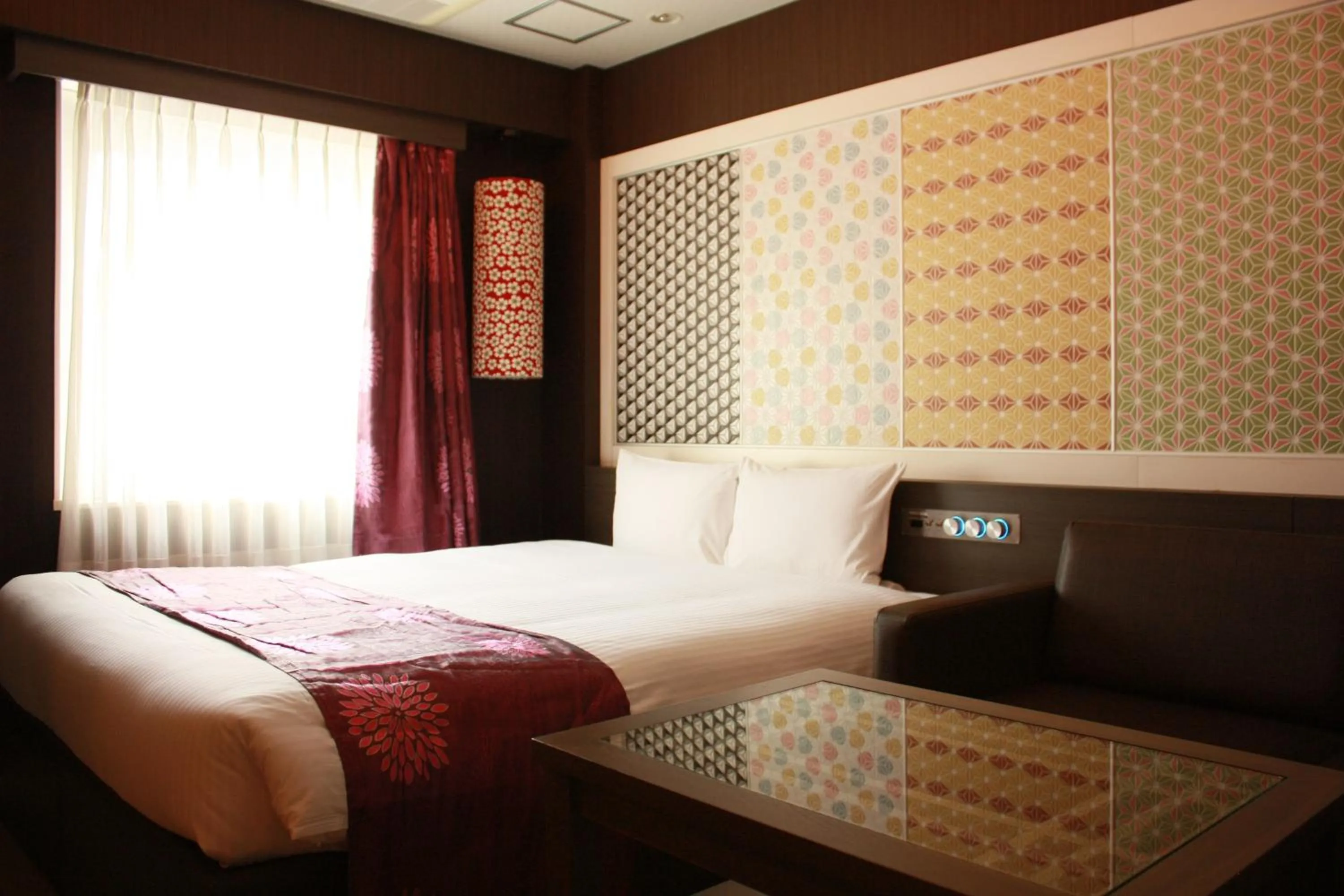 Bed in Hotel LiVEMAX Umeda Central