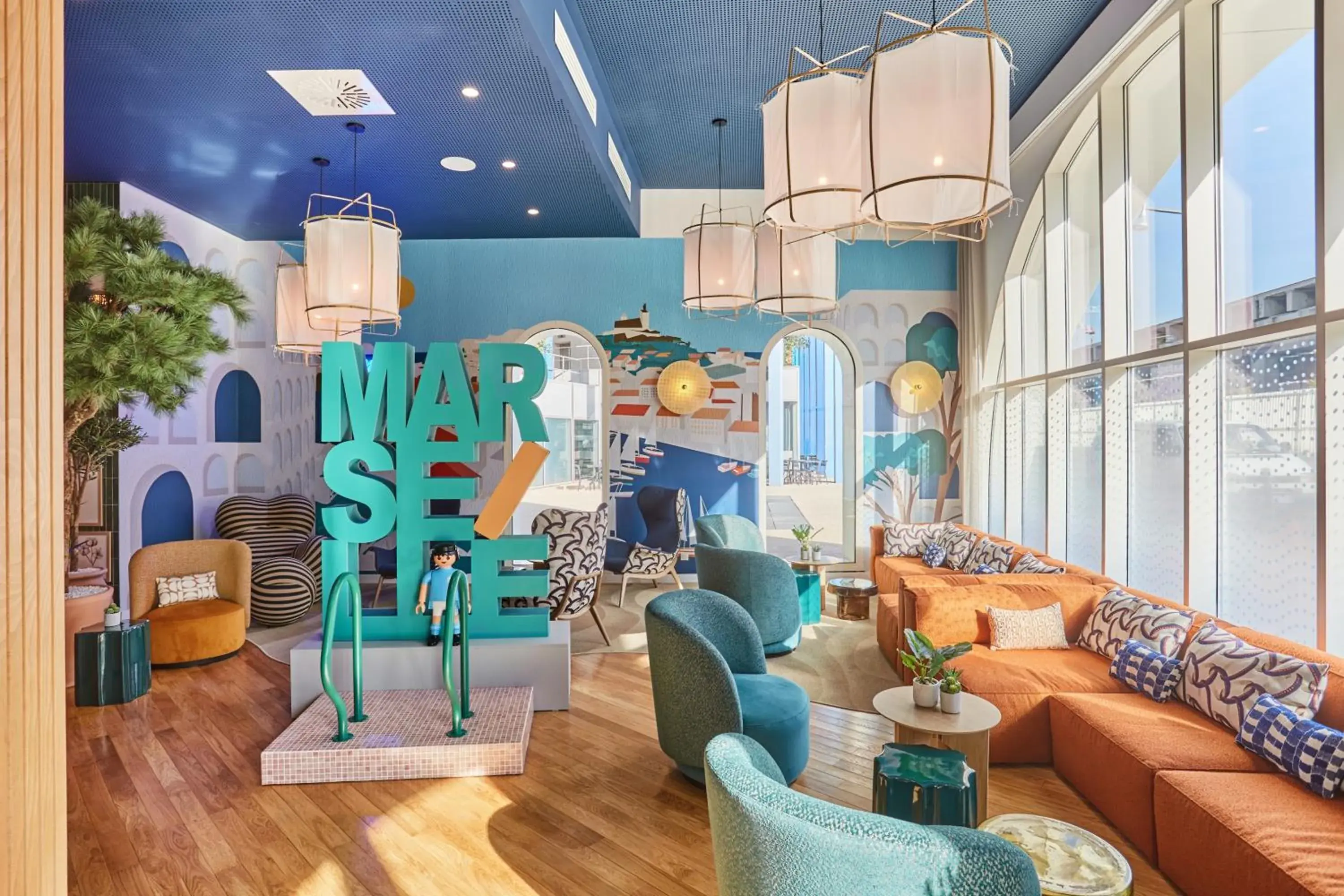 Living room in Appart Hotel Odalys City Marseille Centre Euromed Living room in Appart Hotel Odalys City Marseille Centre Euromed