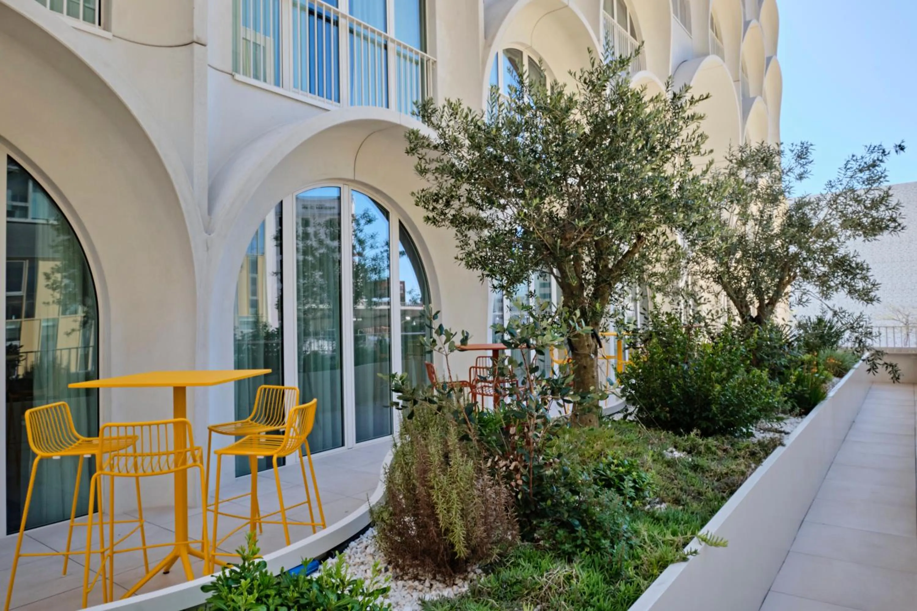 Balcony/Terrace in Appart Hotel Odalys City Marseille Centre Euromed