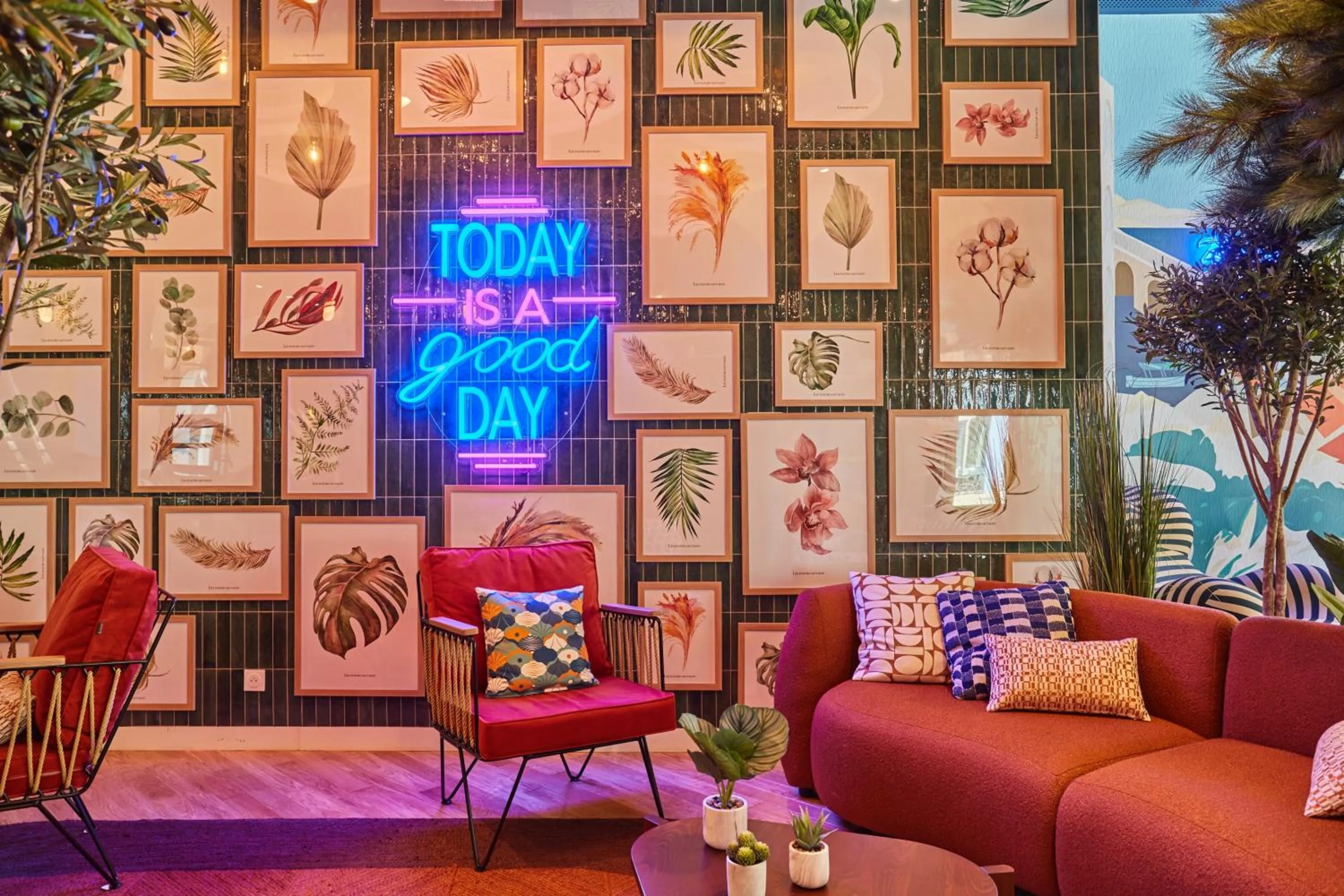 Living room in Appart Hotel Odalys City Marseille Centre Euromed