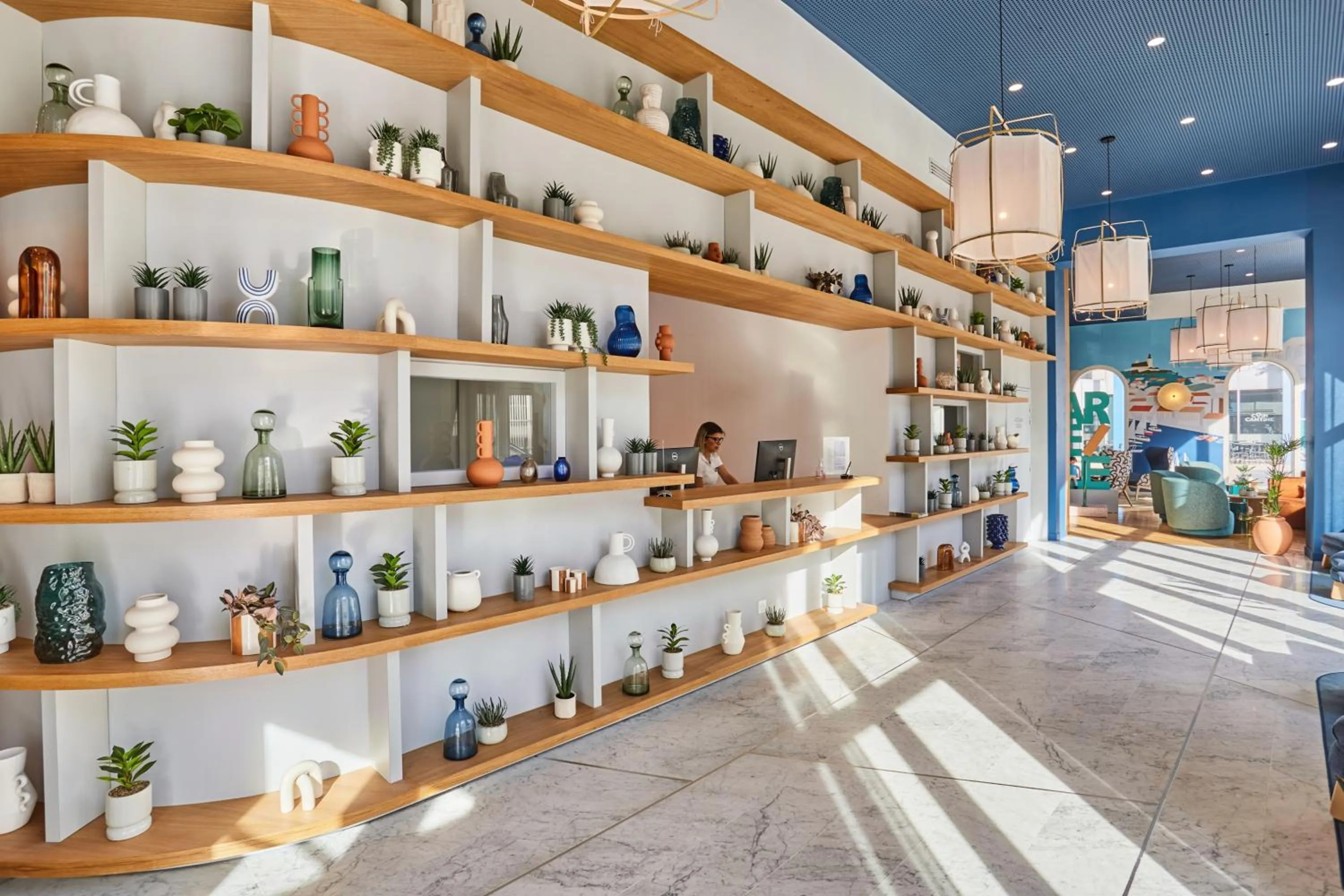 Lobby or reception in Appart Hotel Odalys City Marseille Centre Euromed