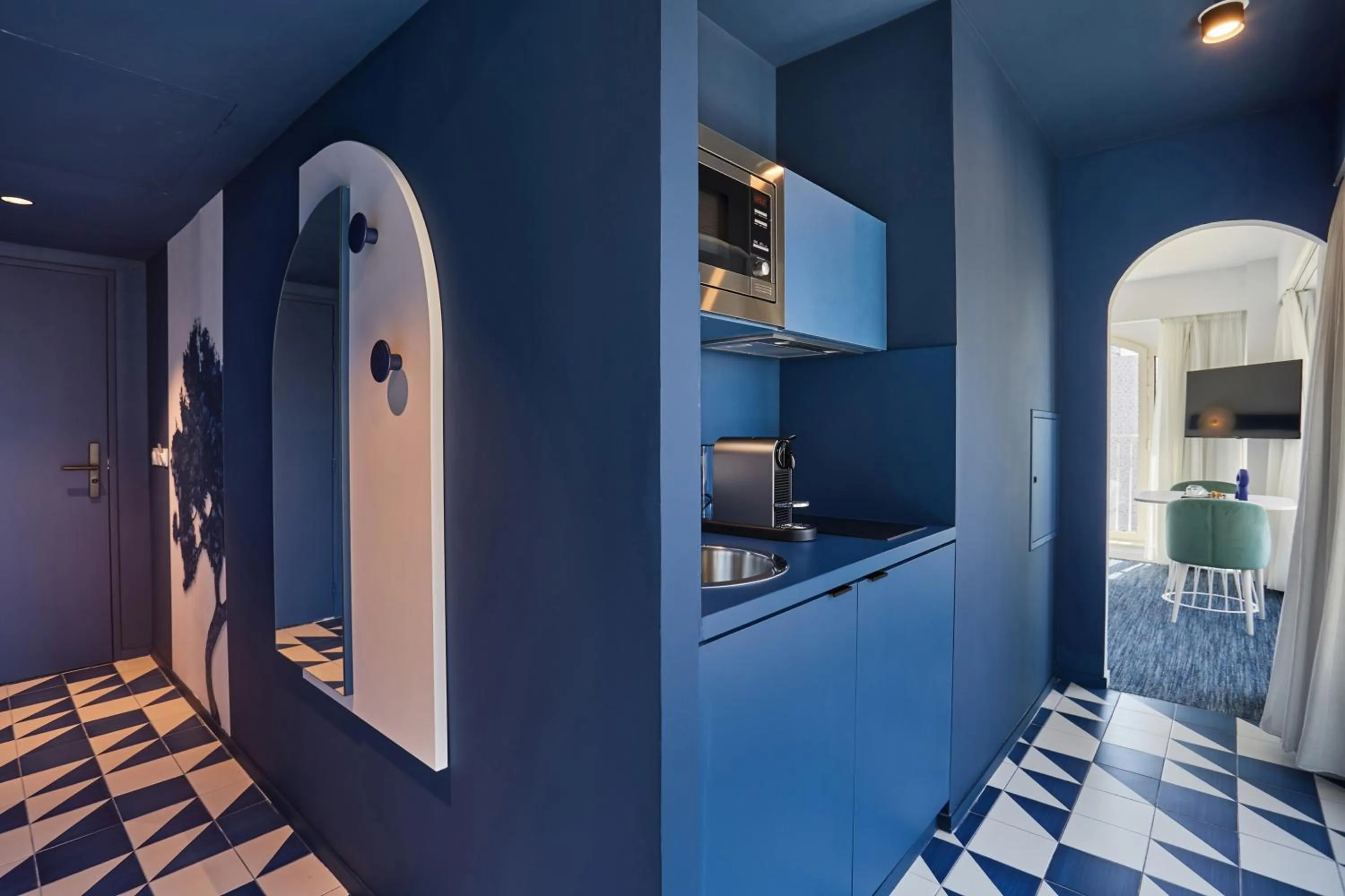 Kitchen or kitchenette in Appart Hotel Odalys City Marseille Centre Euromed