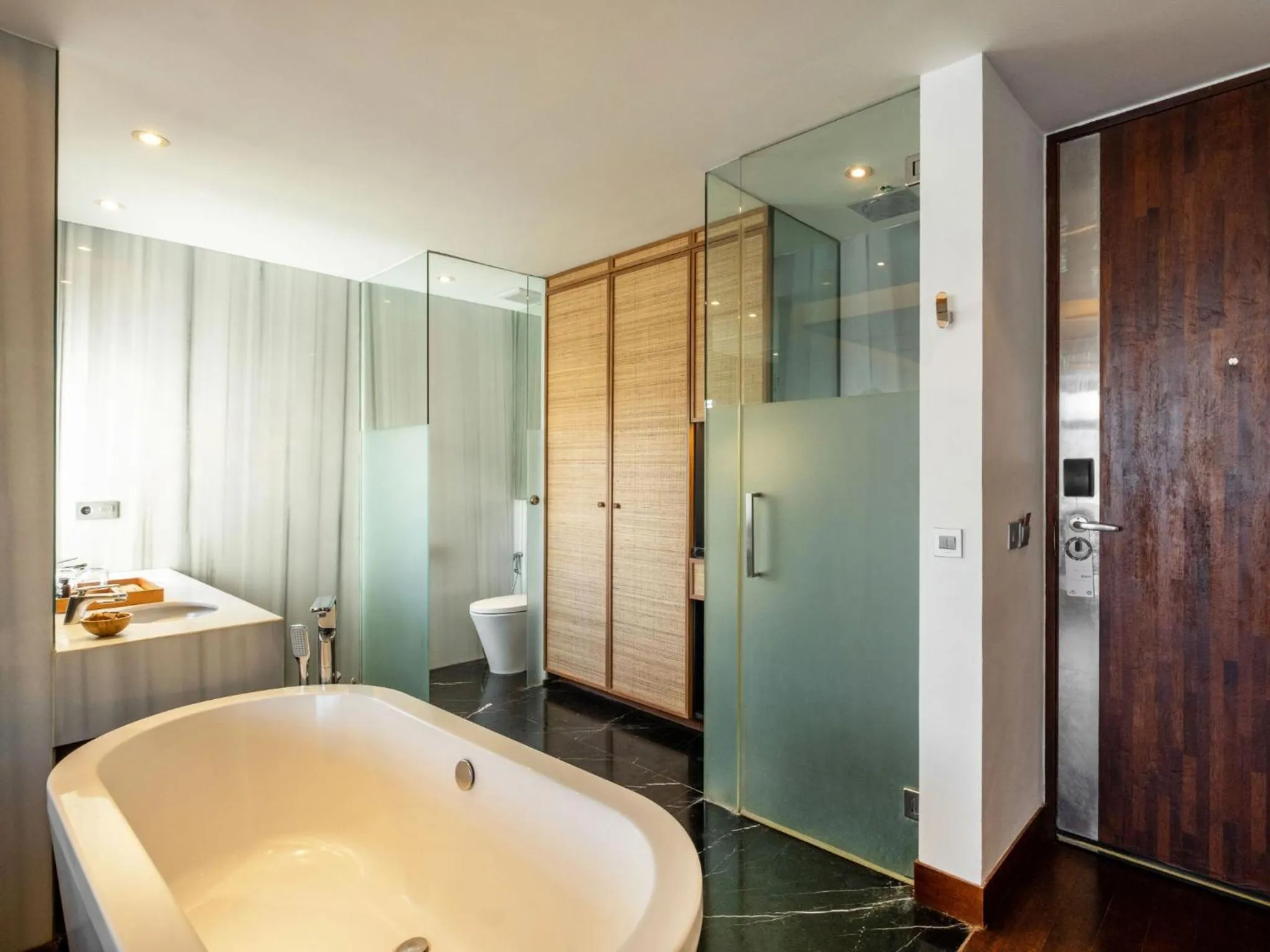 Shower in The Isvara by Cove