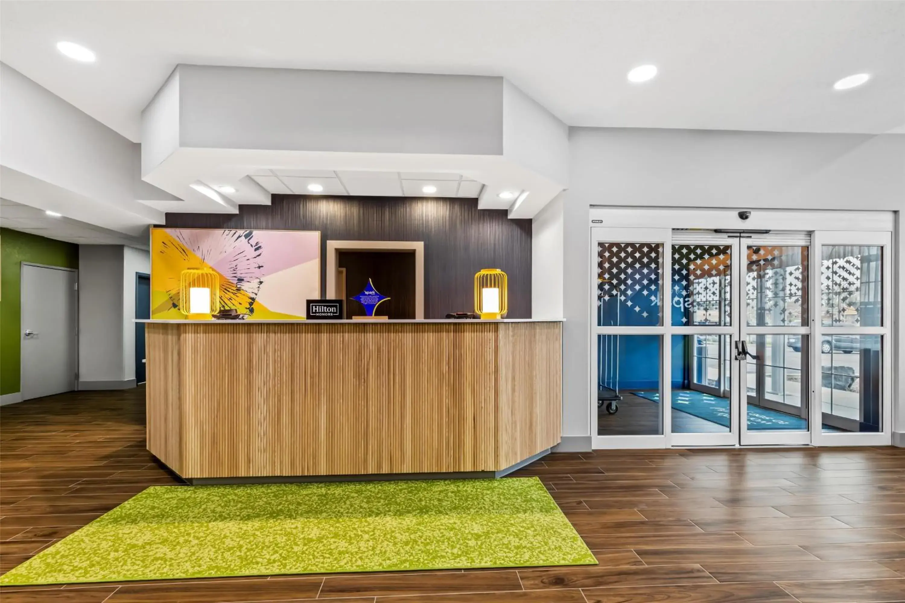 Lobby or reception in Spark by Hilton Wilkes Barre Lobby or reception in Spark by Hilton Wilkes Barre