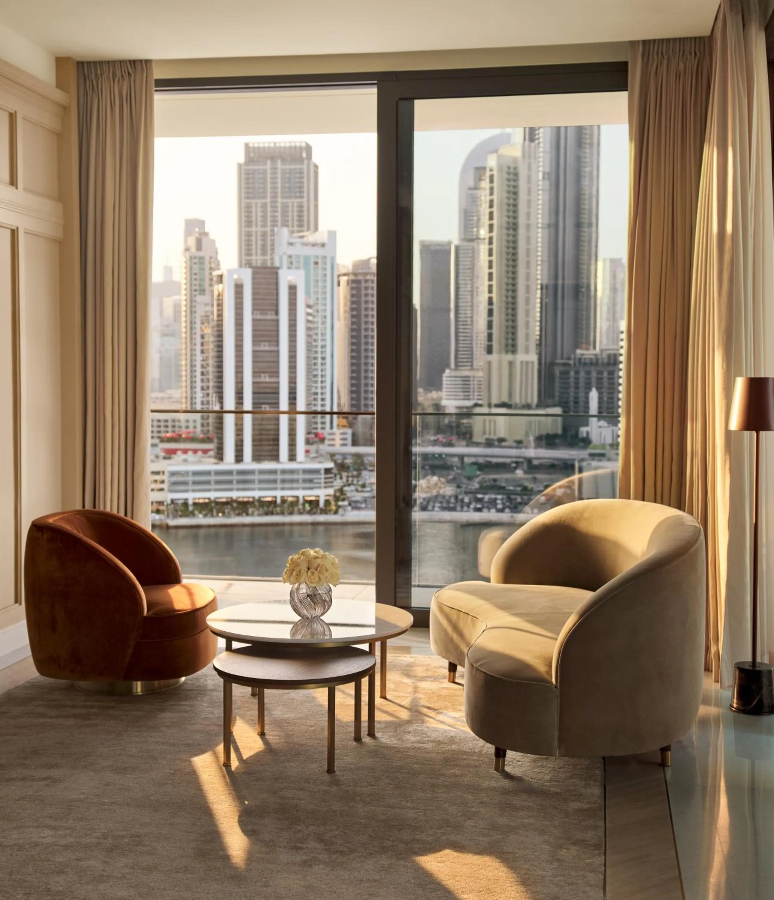 Living room in The Lana - Dorchester Collection