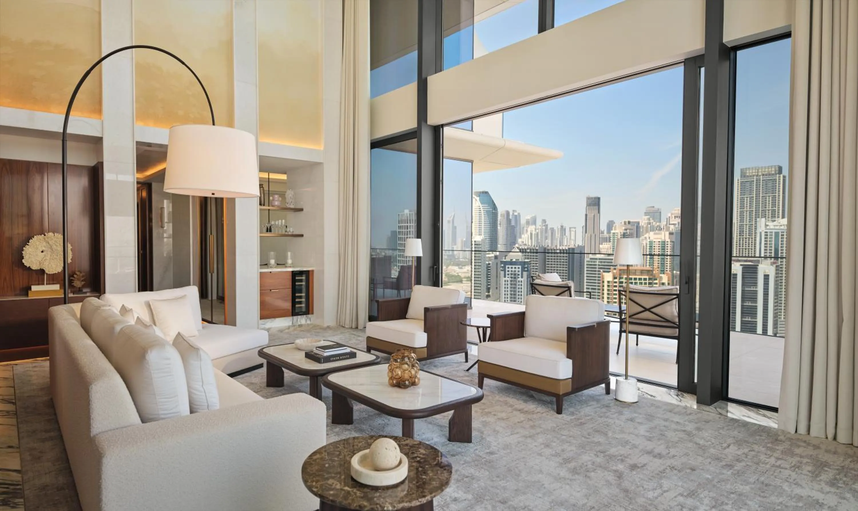 Living room in The Lana - Dorchester Collection