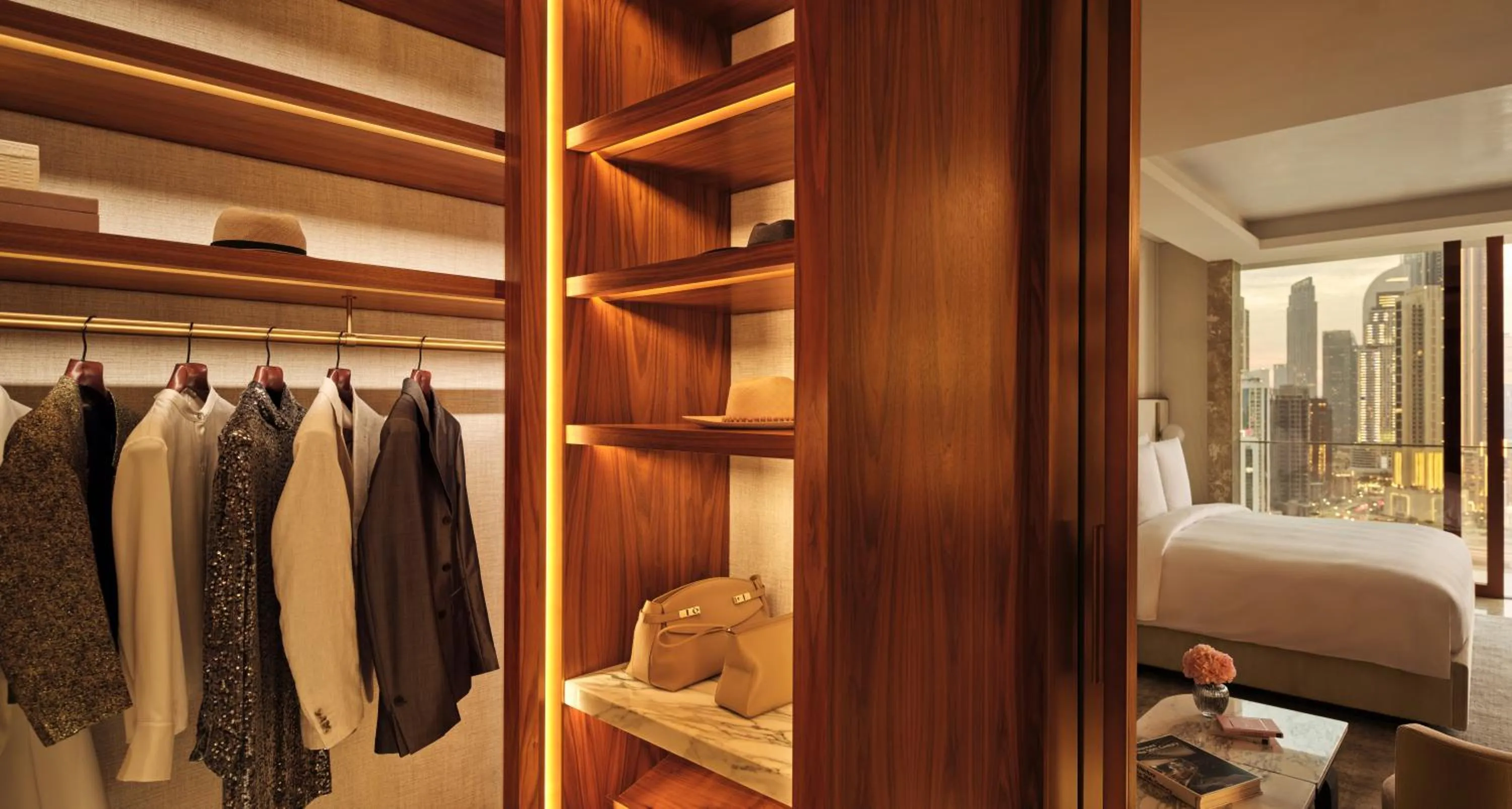 wardrobe, Bed in The Lana - Dorchester Collection