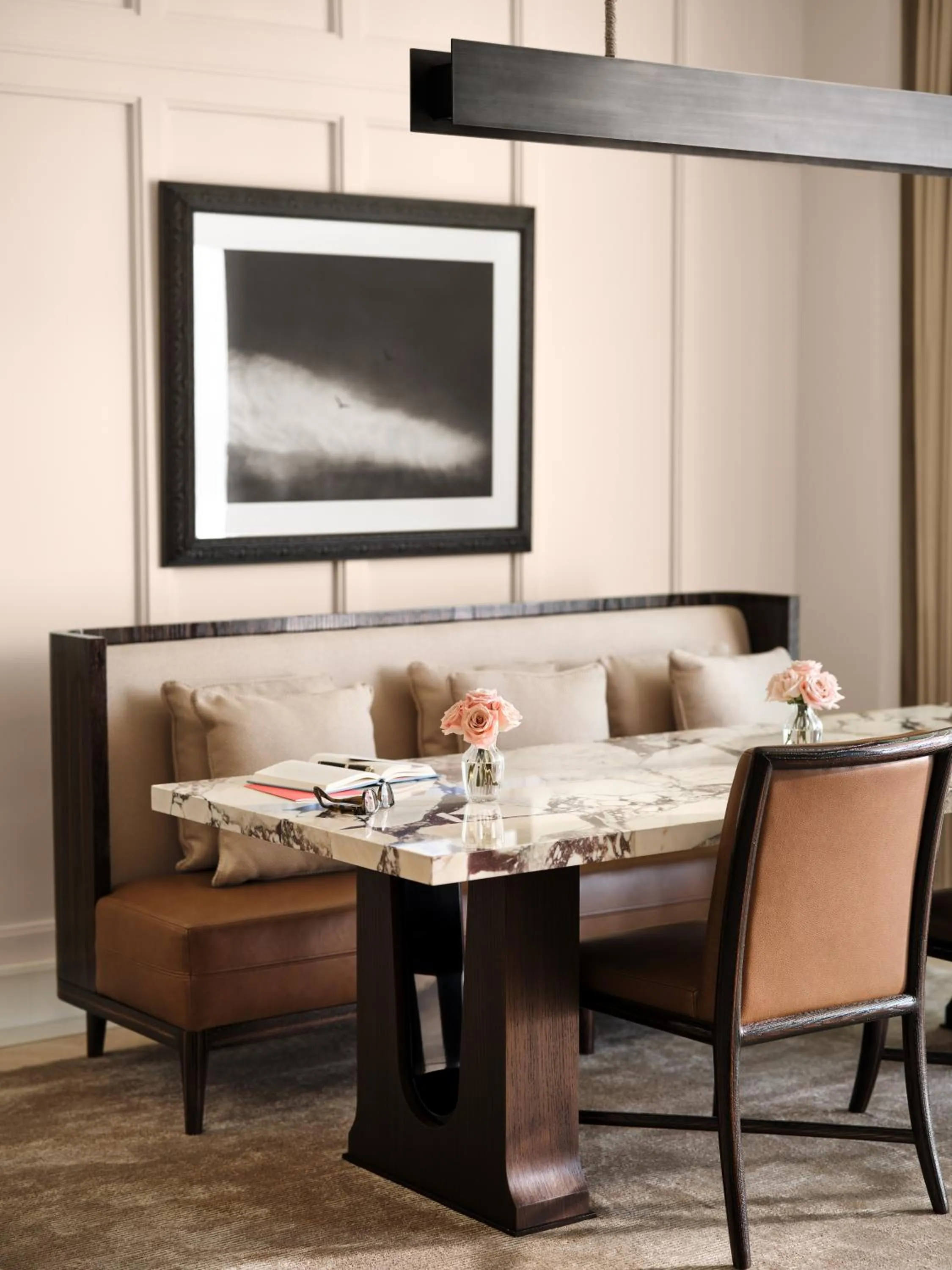 Dining area in The Lana - Dorchester Collection