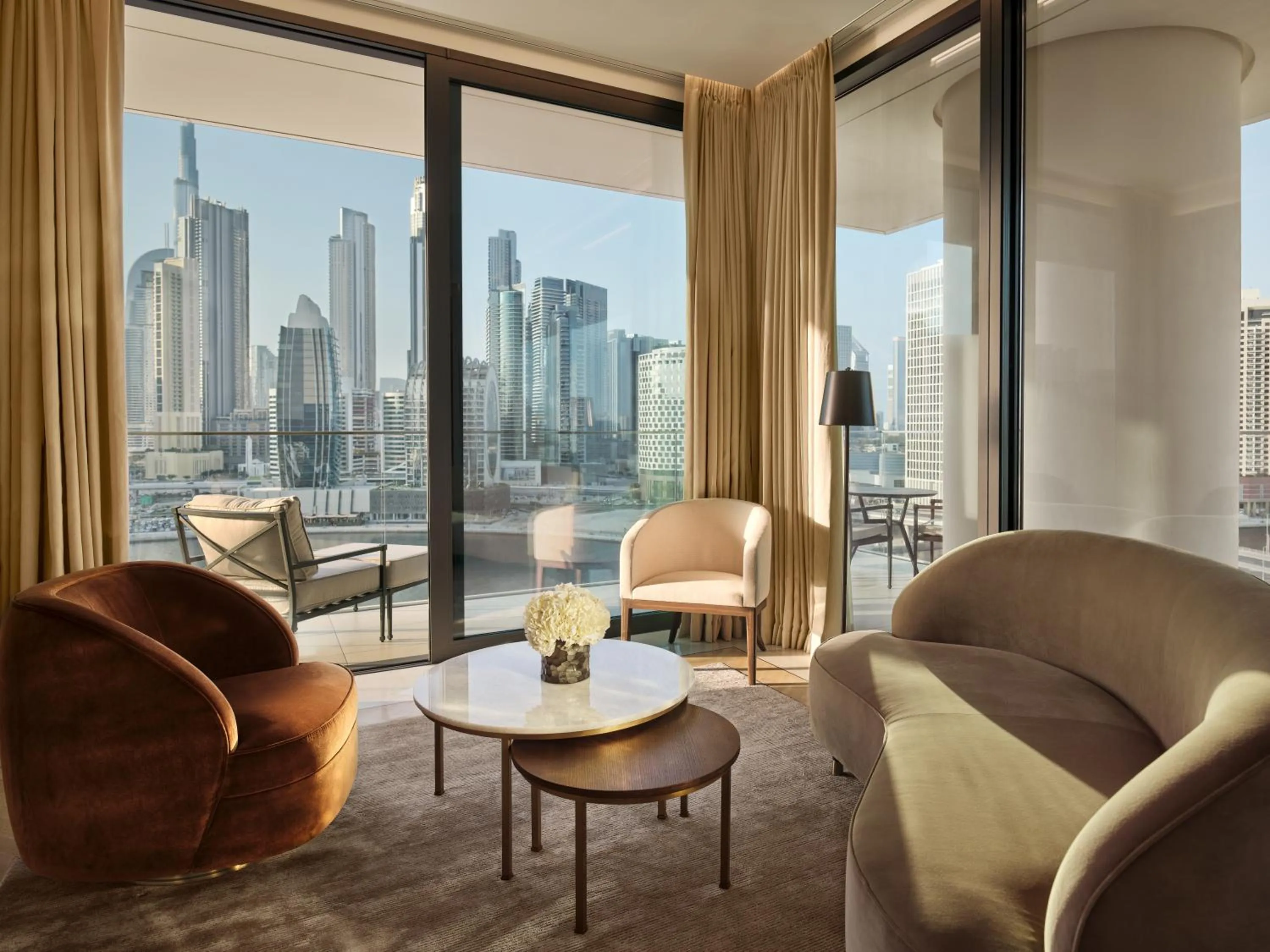 Living room in The Lana - Dorchester Collection