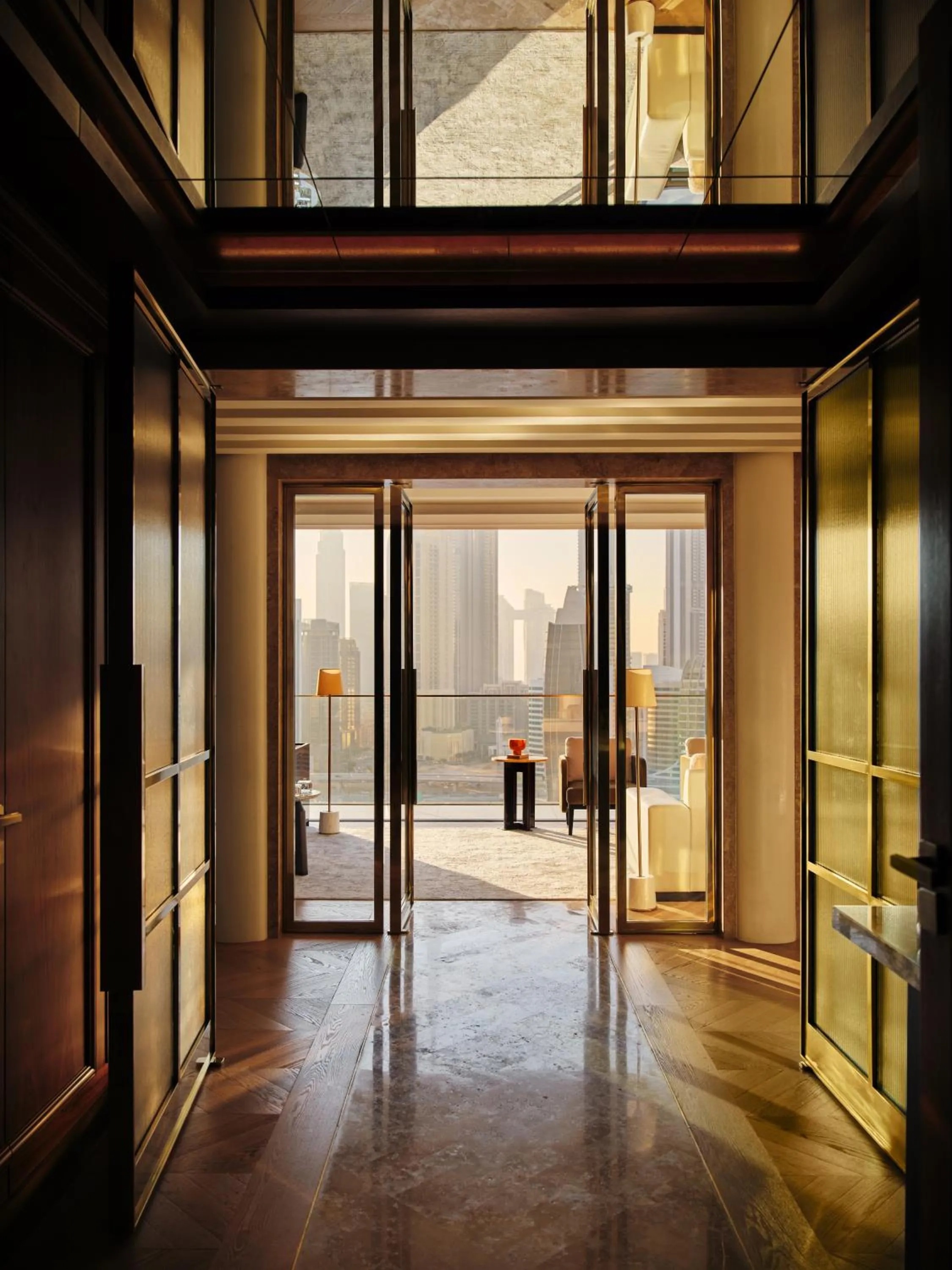 Living room in The Lana - Dorchester Collection