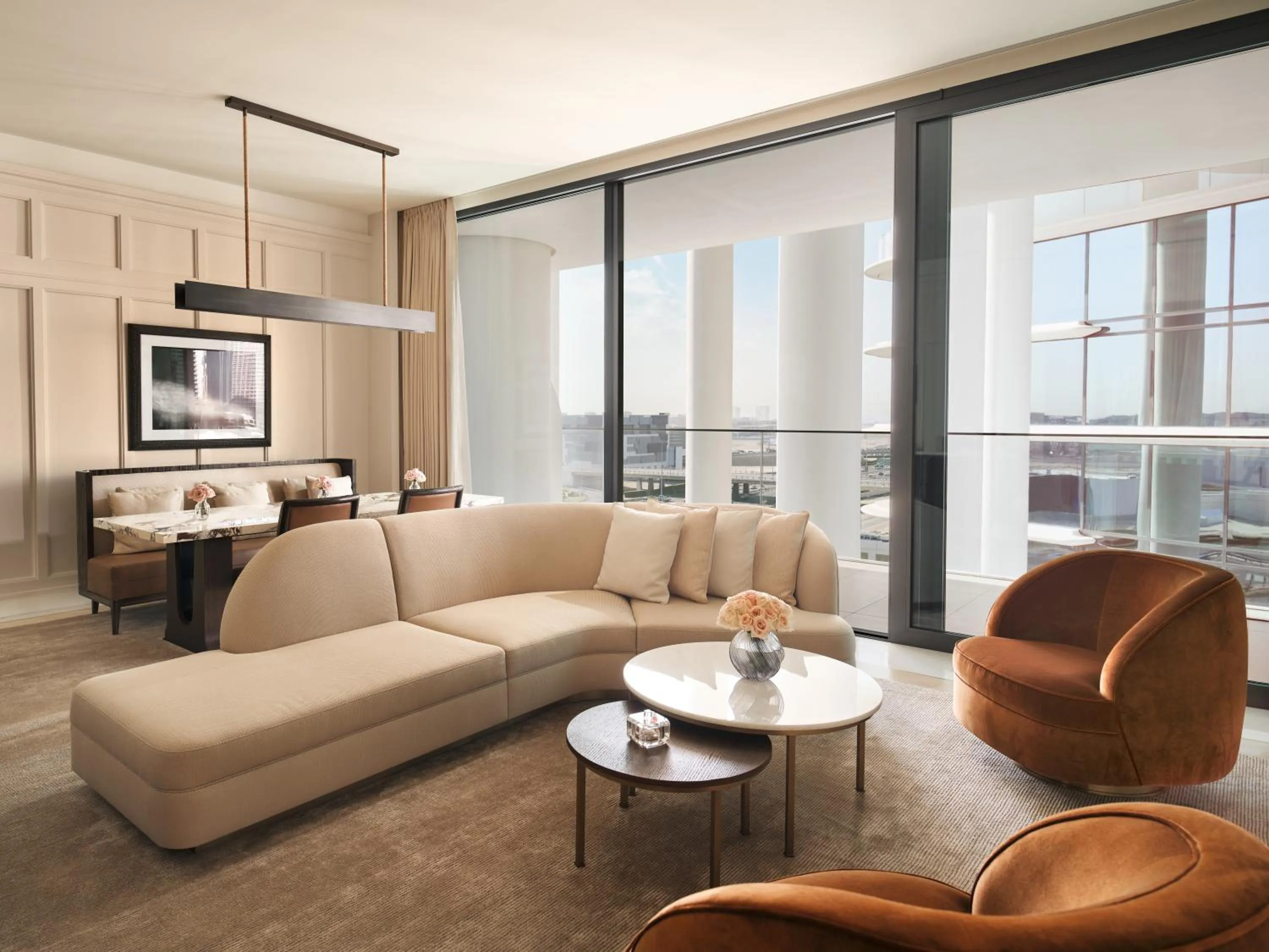 Living room in The Lana - Dorchester Collection