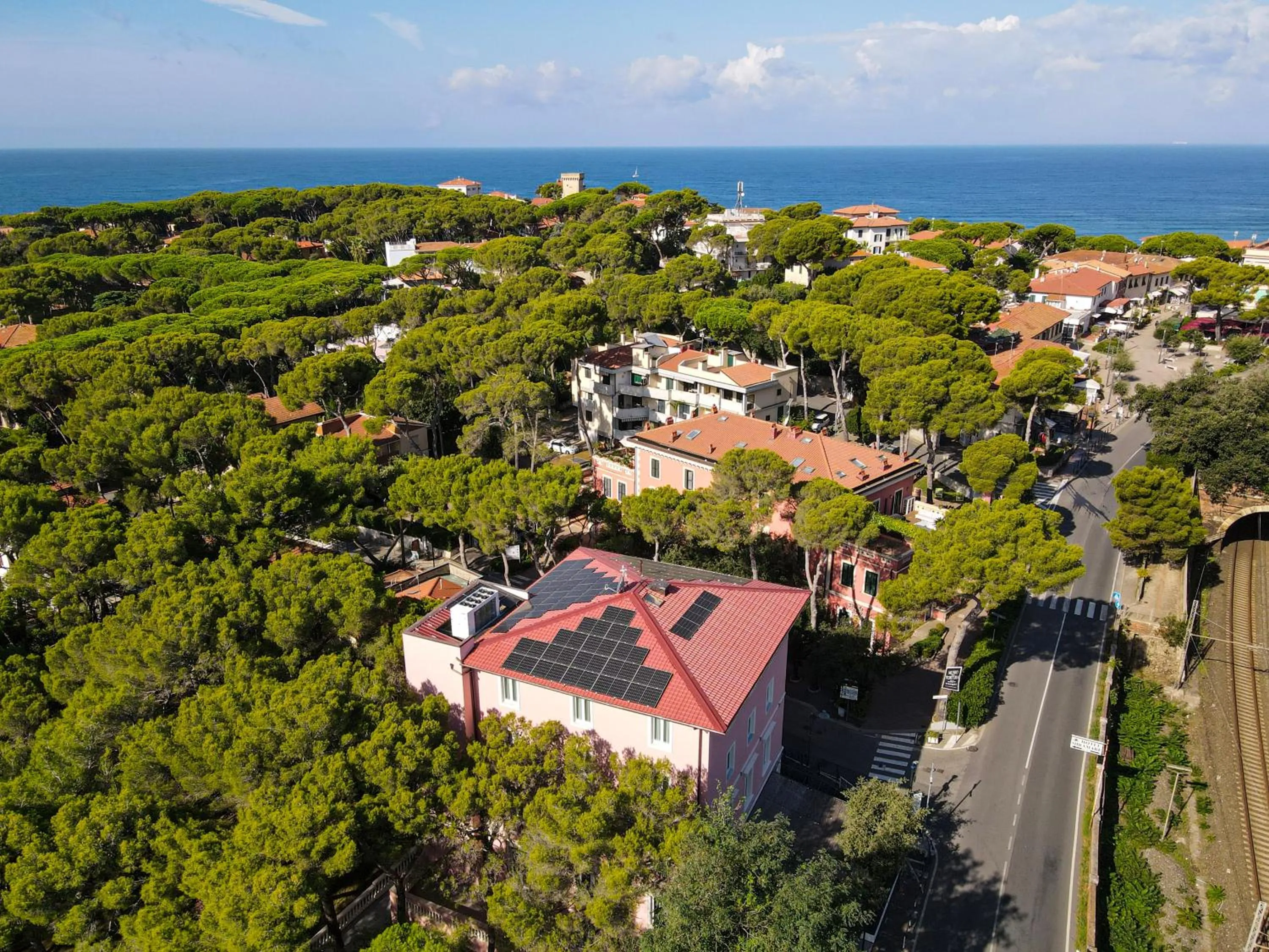 Bird's eye view in Hotiday Castiglioncello Suite