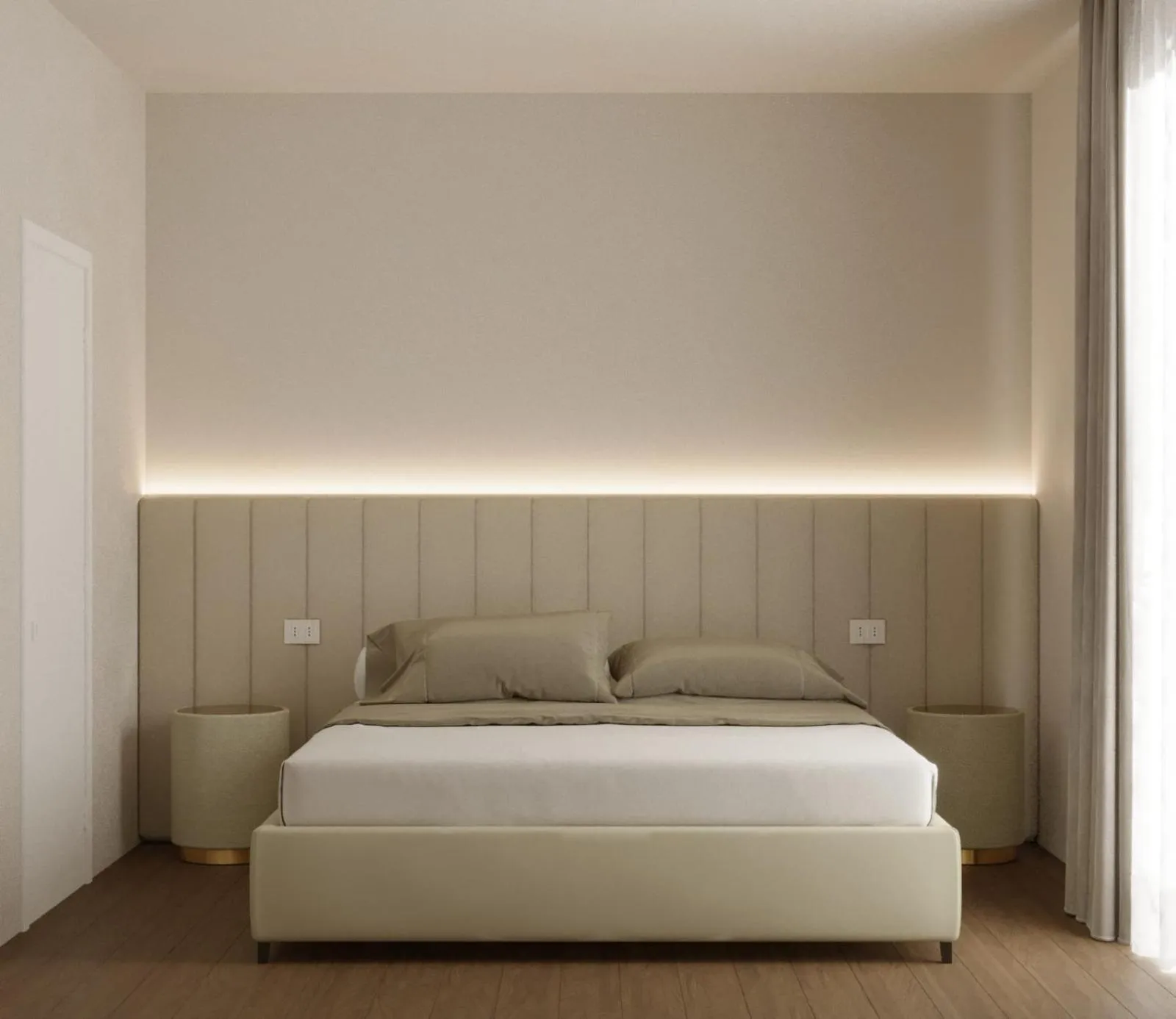 Bed in Hotiday Castiglioncello Suite